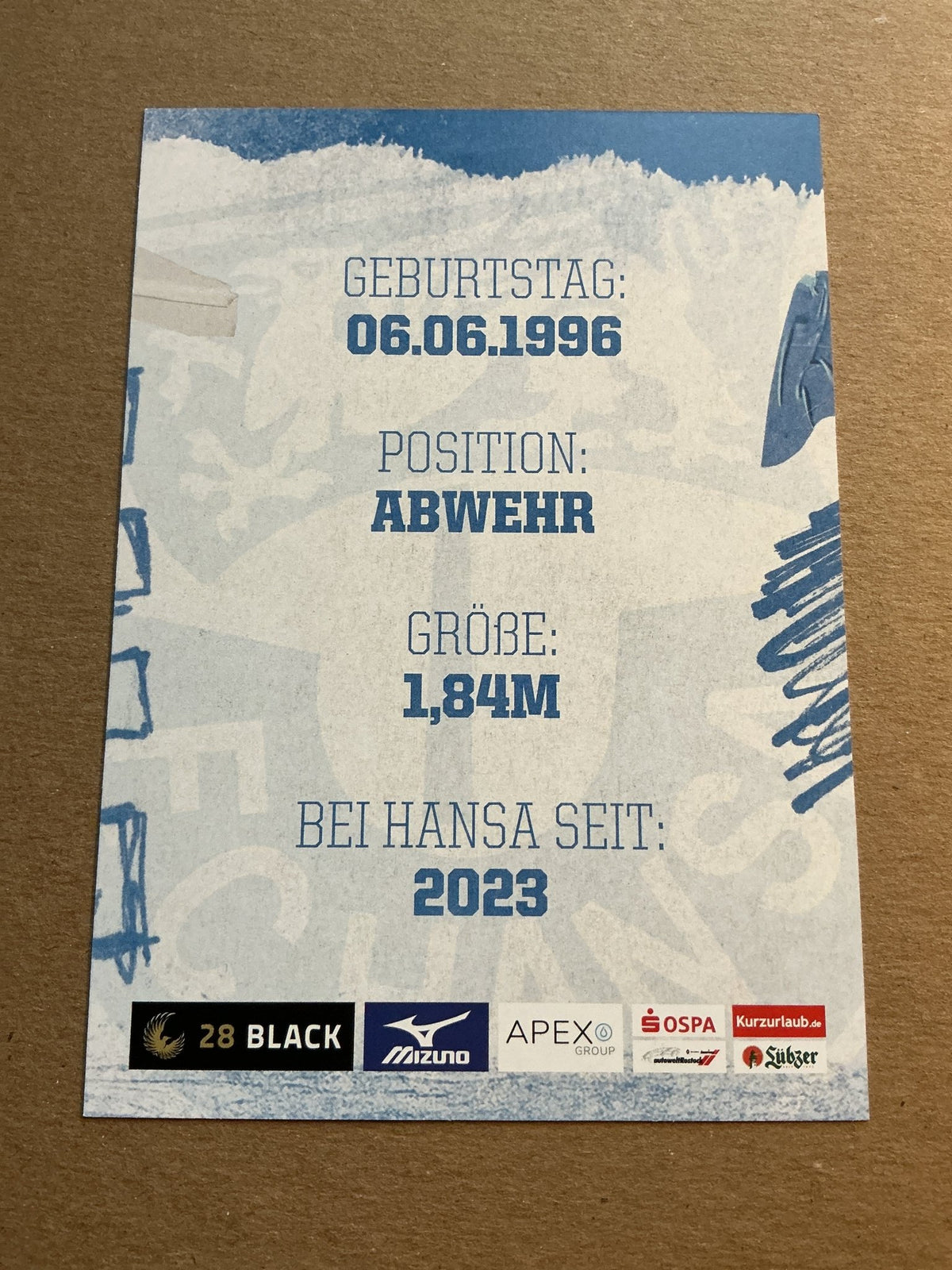 Alexander Rossipal, Germany 🇩🇪 Hansa Rostock 2023/24 hand signed - Autographs-World