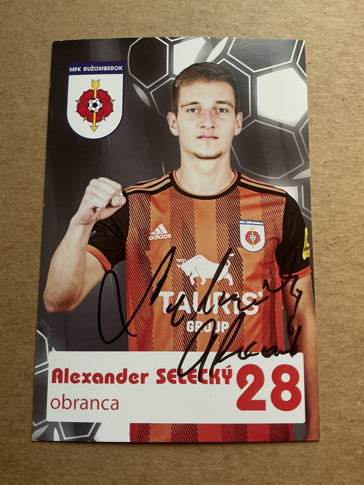 Alexander Selecký, Slovakia 🇸🇰 MFK Ružomberok 2023/24 hand signed - Autographs-World