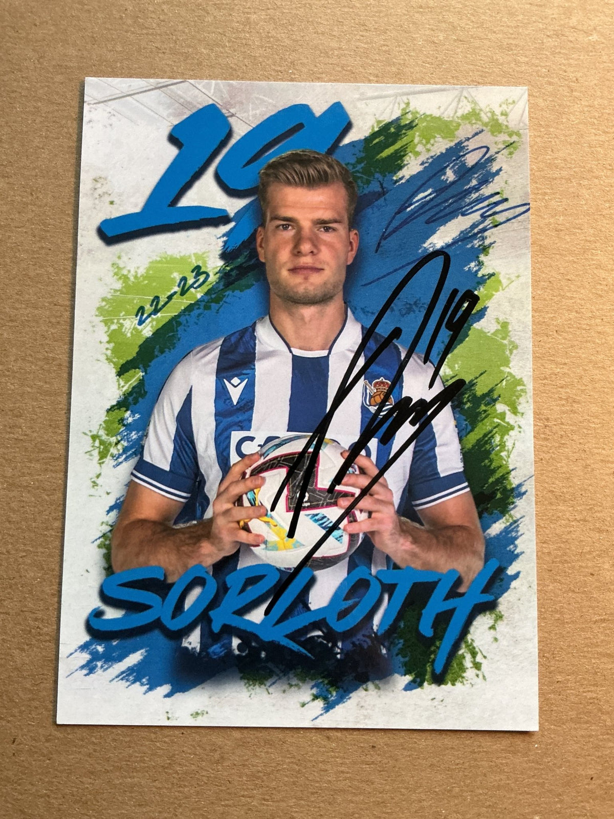 Alexander Sorløth, Norway 🇳🇴 Real Sociedad 2022/23 hand signed - Autographs-World