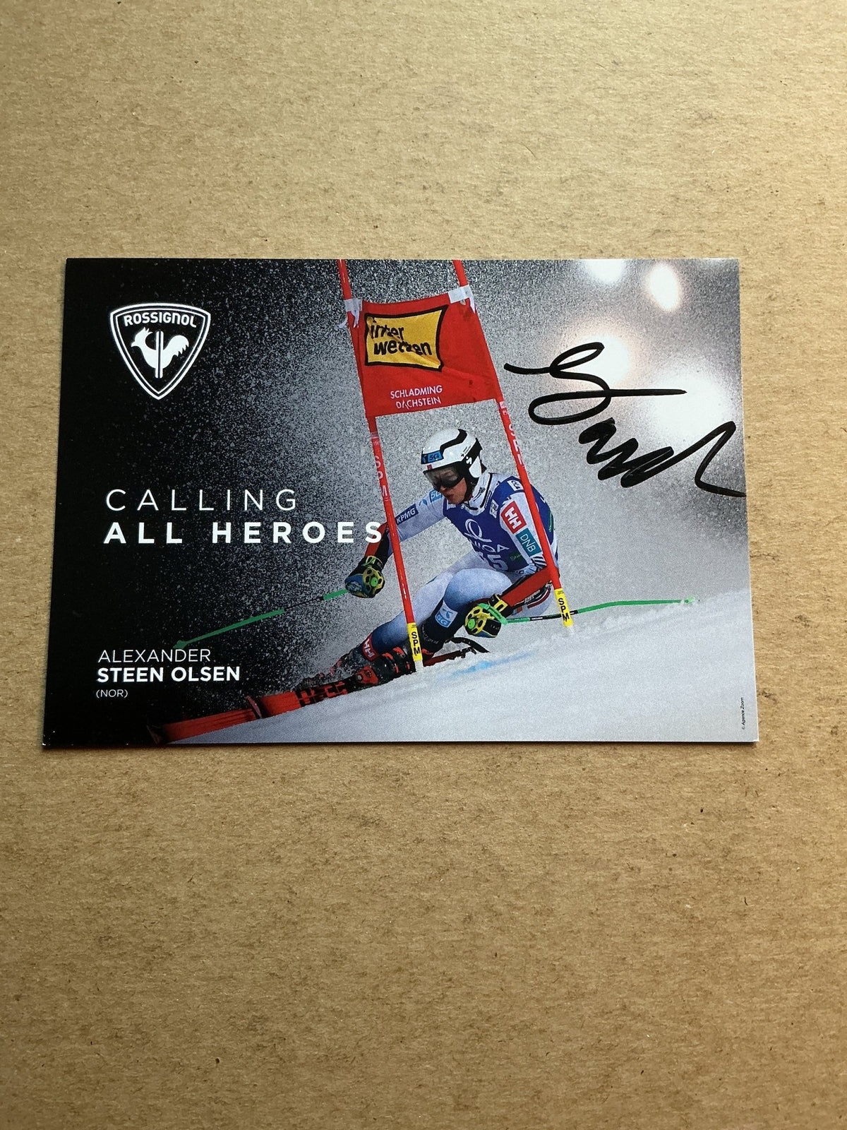 Alexander Steen Olsen, Norway 🇳🇴 Alpine Winter 2025/26 hand signed - Autographs-World