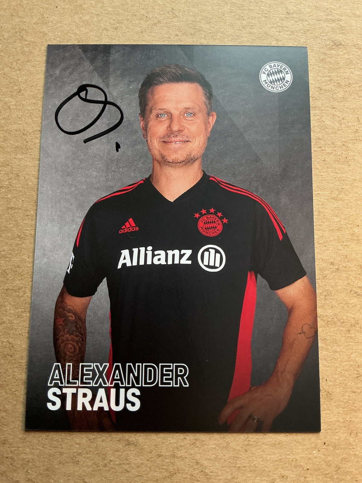 Alexander Straus, Norway 🇳🇴 FC Bayern München 2022/23 hand signed - Autographs-World