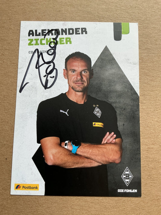 Alexander Zickler, Germany 🇩🇪 Borussia Mönchengladbach 2019/20 hand signed - Autographs-World
