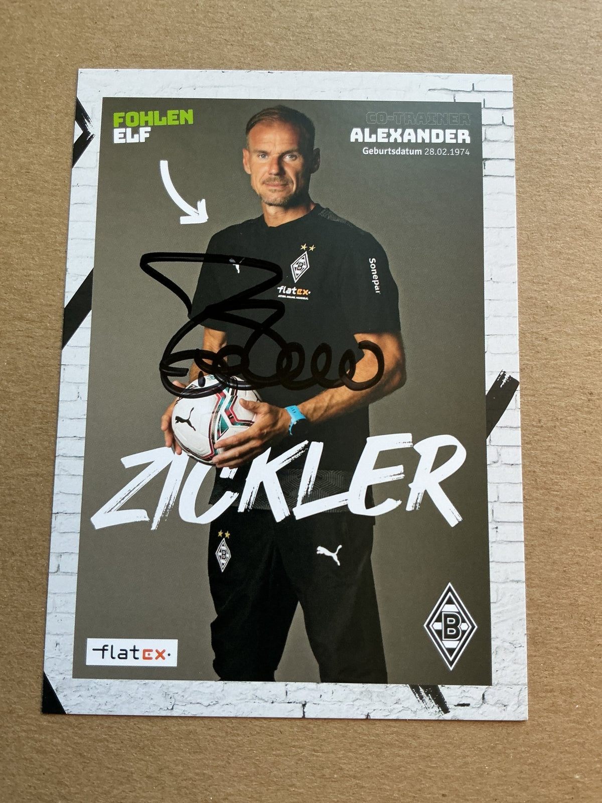 Alexander Zickler, Germany 🇩🇪 Borussia Mönchengladbach 2020/21 hand signed - Autographs-World