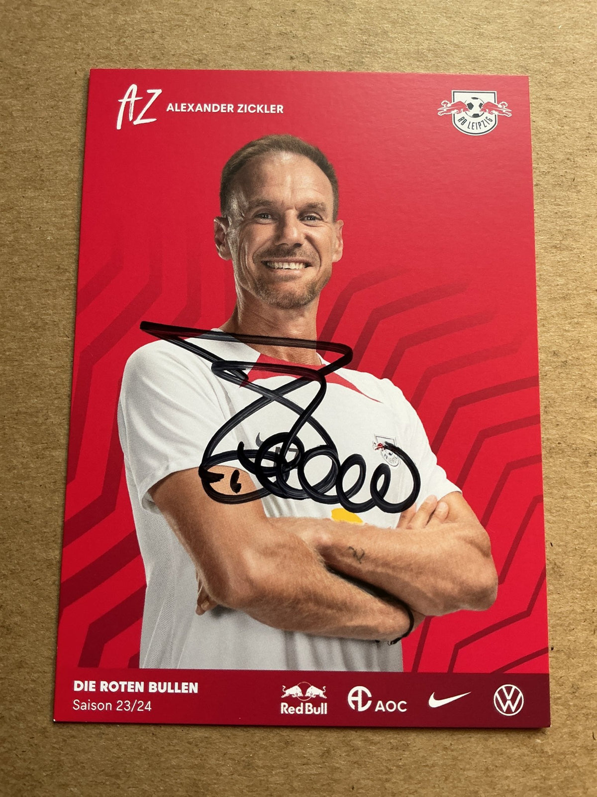 Alexander Zickler, Germany 🇩🇪 RB Leipzig 2023/24 hand signed - Autographs-World