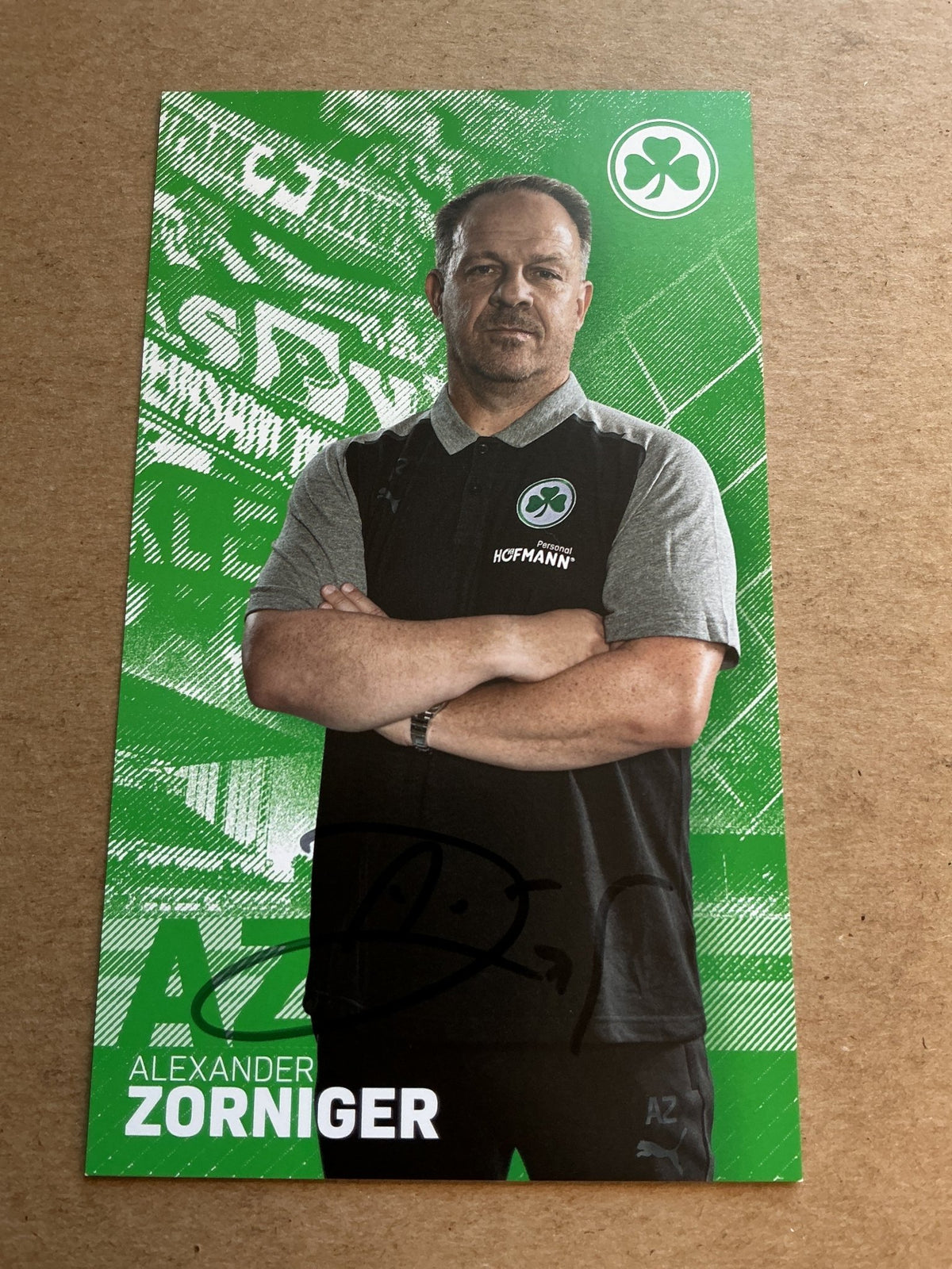 Alexander Zorniger, Germany 🇩🇪 SpVgg Greuther Fürth 2023/24 hand signed - Autographs-World