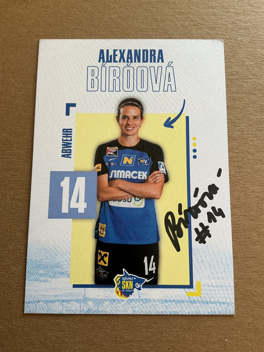 Alexandra Biroova, Slovakia 🇸🇰 SKN St. Pölten 2023/24 hand signed - Autographs-World