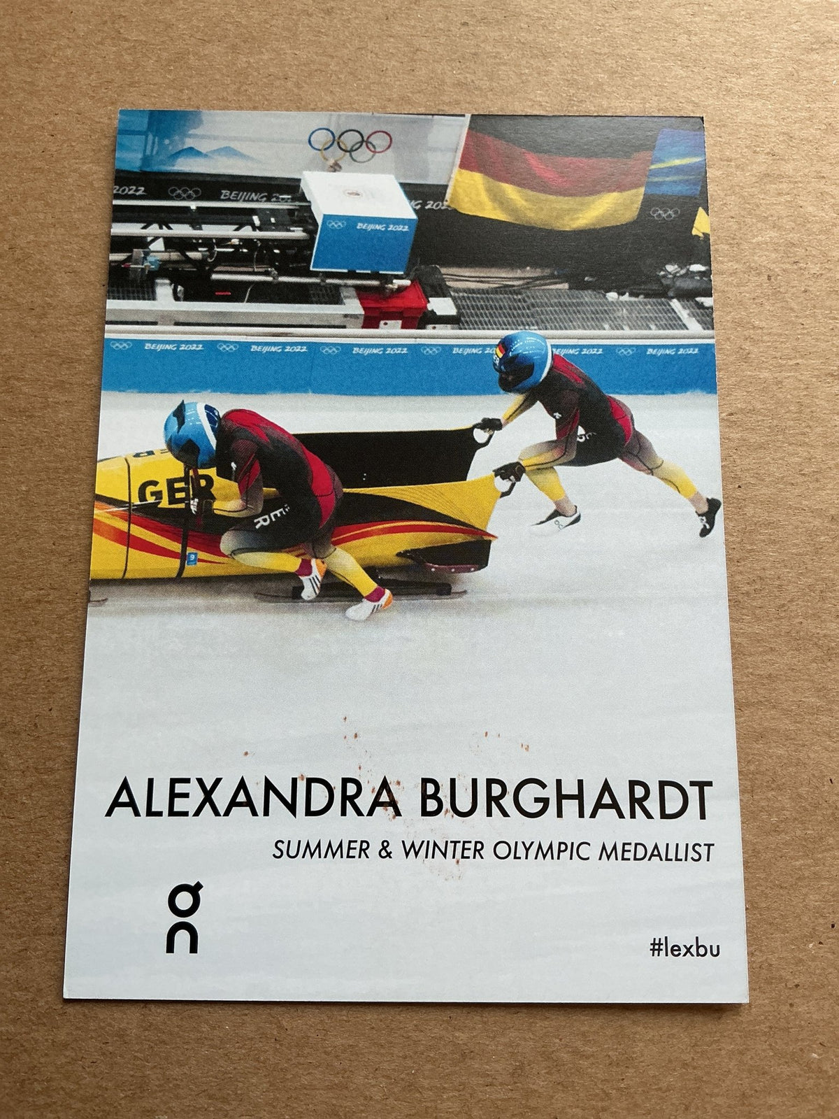 Alexandra Burghardt, Germany 🇩🇪 Athletics Summer Olympics 2024 hand signed - Autographs-World
