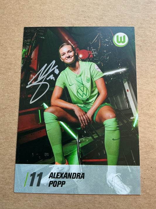 Alexandra Popp, Germany 🇩🇪 VfL Wolfsburg 2024/25 hand signed - Autographs-World