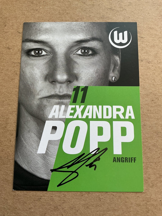 Alexandra Popp, Germany 🇩🇪 VfL Wolfsburg 2025/26 hand signed - Autographs-World
