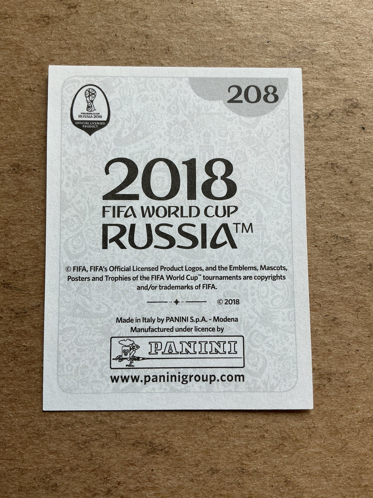 Alexandre Lacazette, France 🇫🇷 FIFA World Cup 2018 Panini hand signed - Autographs-World