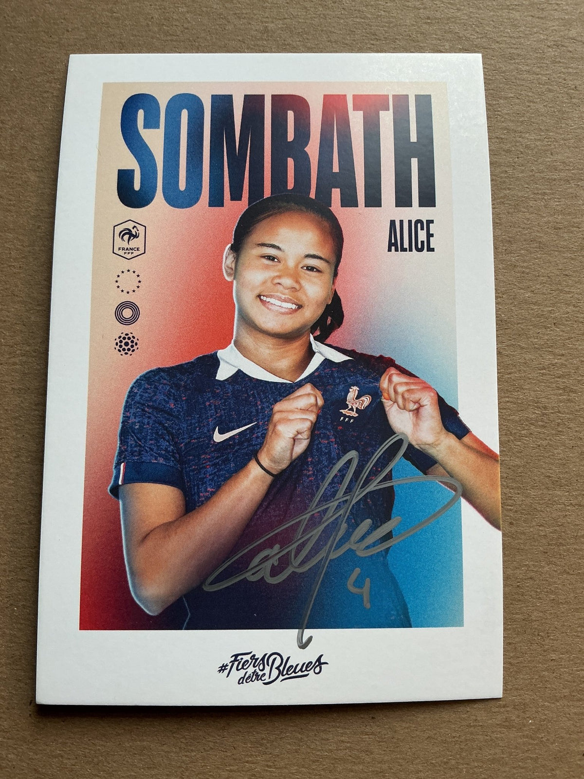Alice Sombath, France 🇫🇷 UEFA Women’s Euro 2025 hand signed - Autographs-World