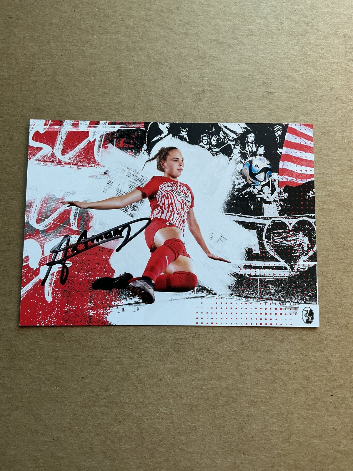 Alina Axtmann, Germany 🇩🇪 SC Freiburg 2023/24 hand signed - Autographs-World