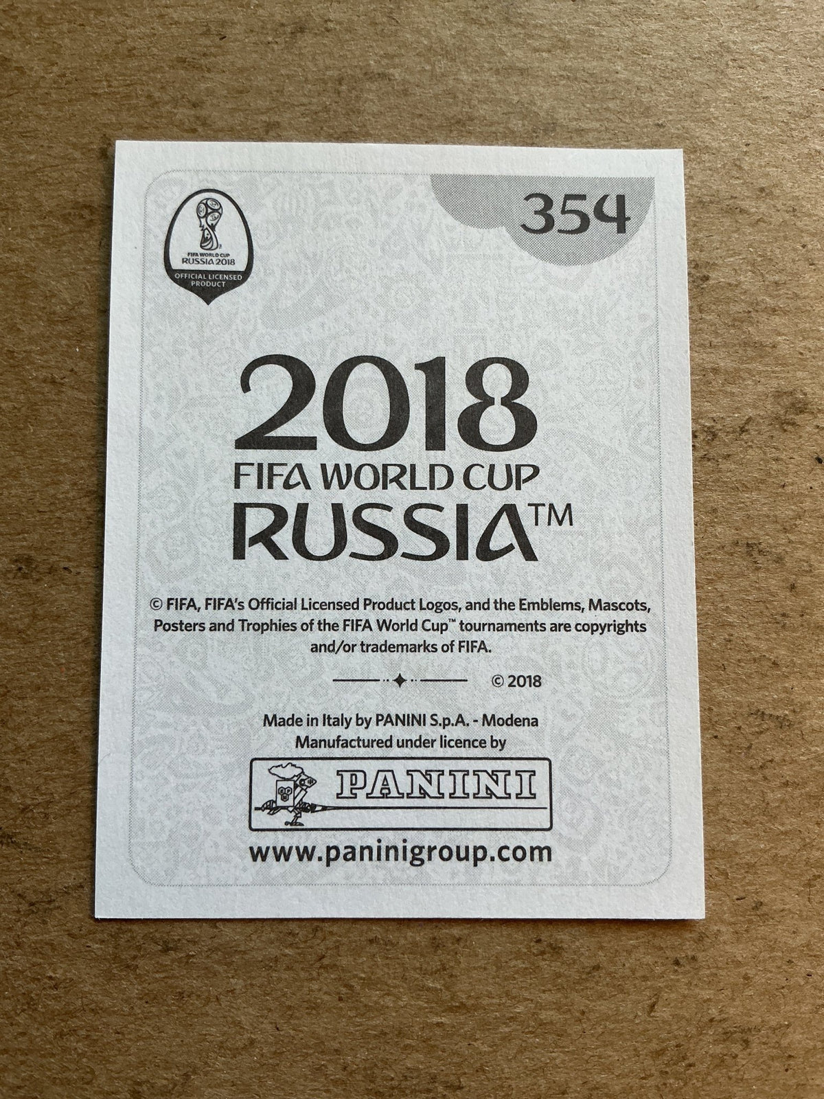 Alisson, Brazil 🇧🇷 FIFA World Cup 2018 Panini hand signed - Autographs-World