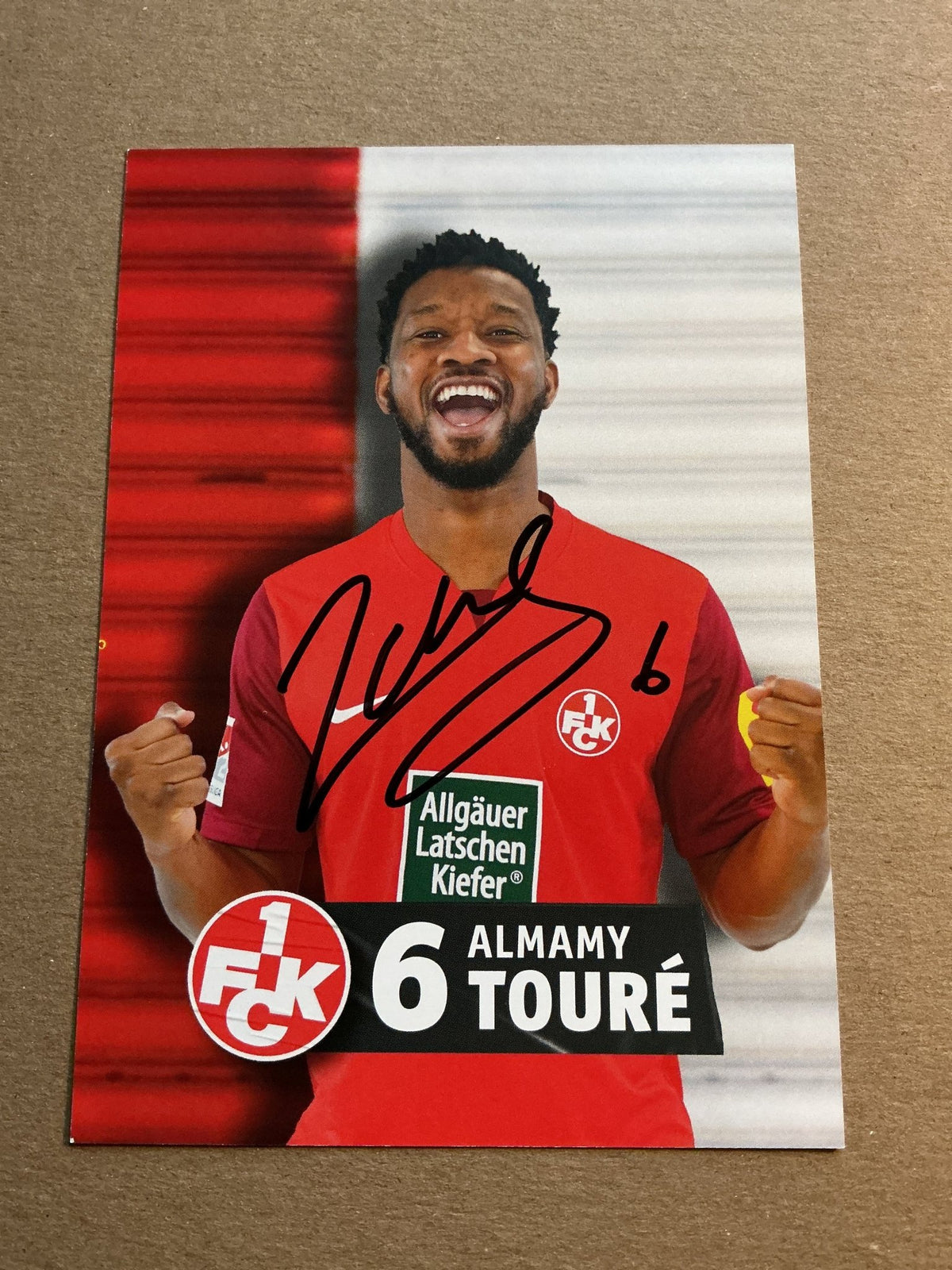 Almamy Touré, Mali 🇲🇱 1.FC Kaiserslautern 2023/24 hand signed - Autographs-World