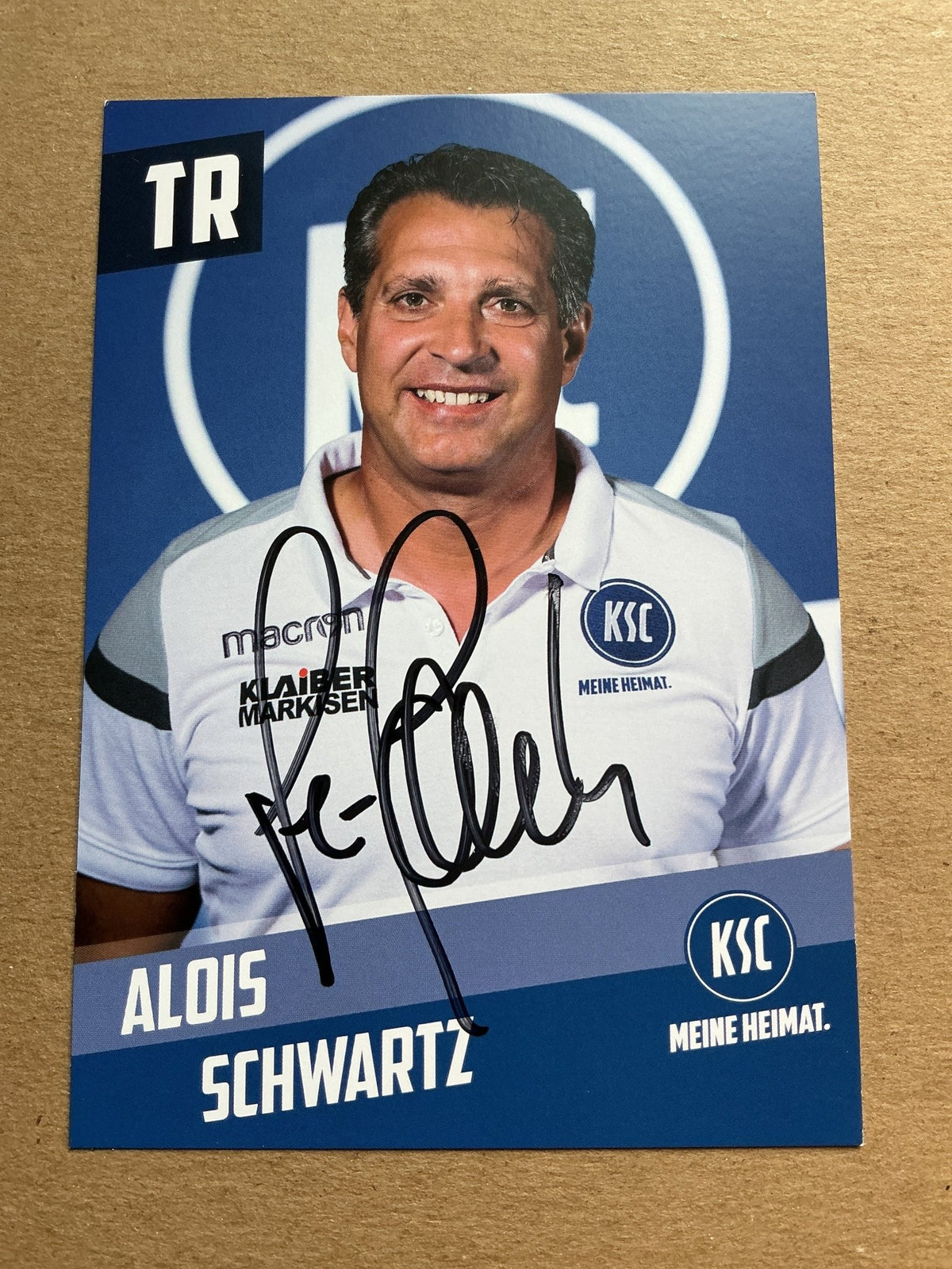 Alois Schwartz, Germany 🇩🇪 Karlsruher SC 2019/20 hand signed - Autographs-World