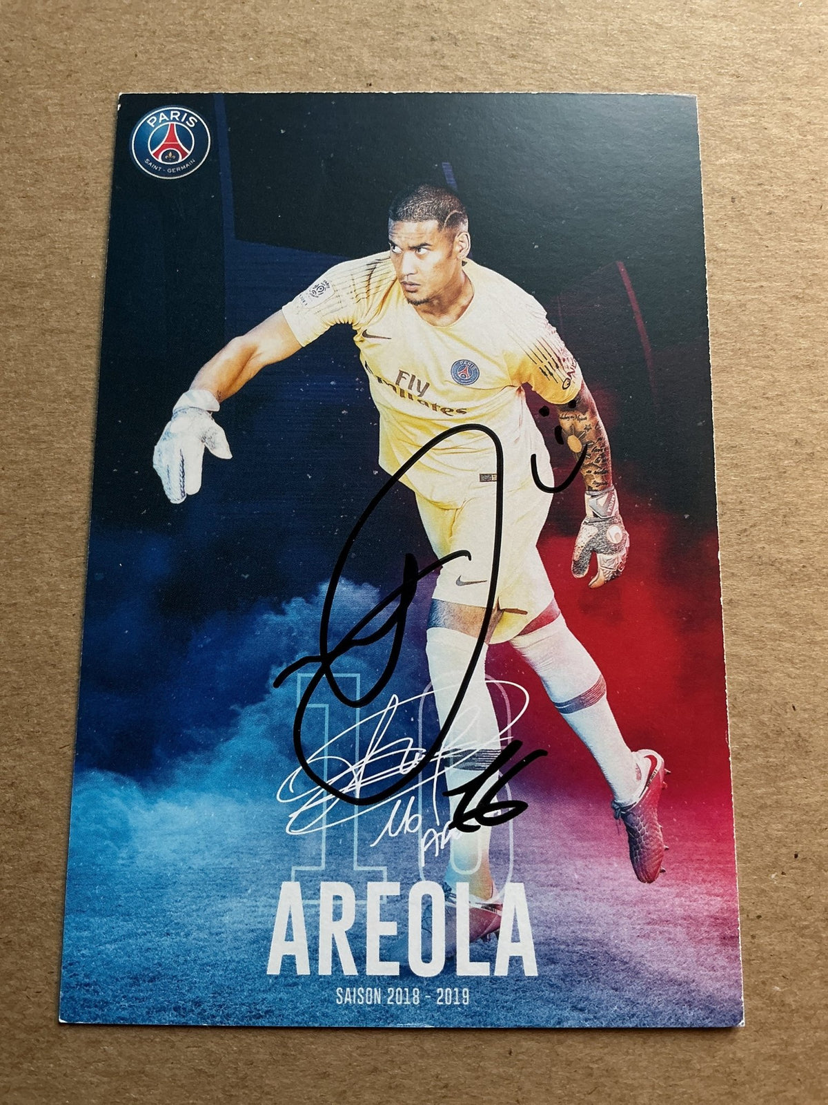 Alphonse Areola, France 🇫🇷 Paris Saint-Germain 2018/19 hand signed - Autographs-World