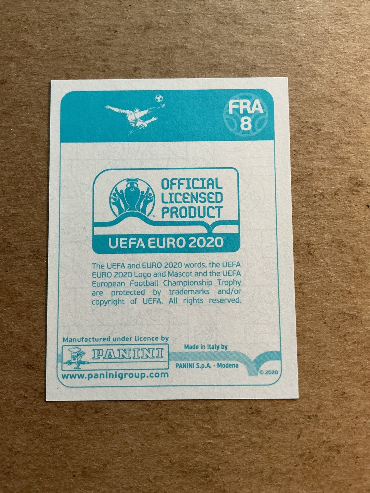 Alphonse Areola, France 🇫🇷 UEFA Euro 2020 Panini hand signed - Autographs-World