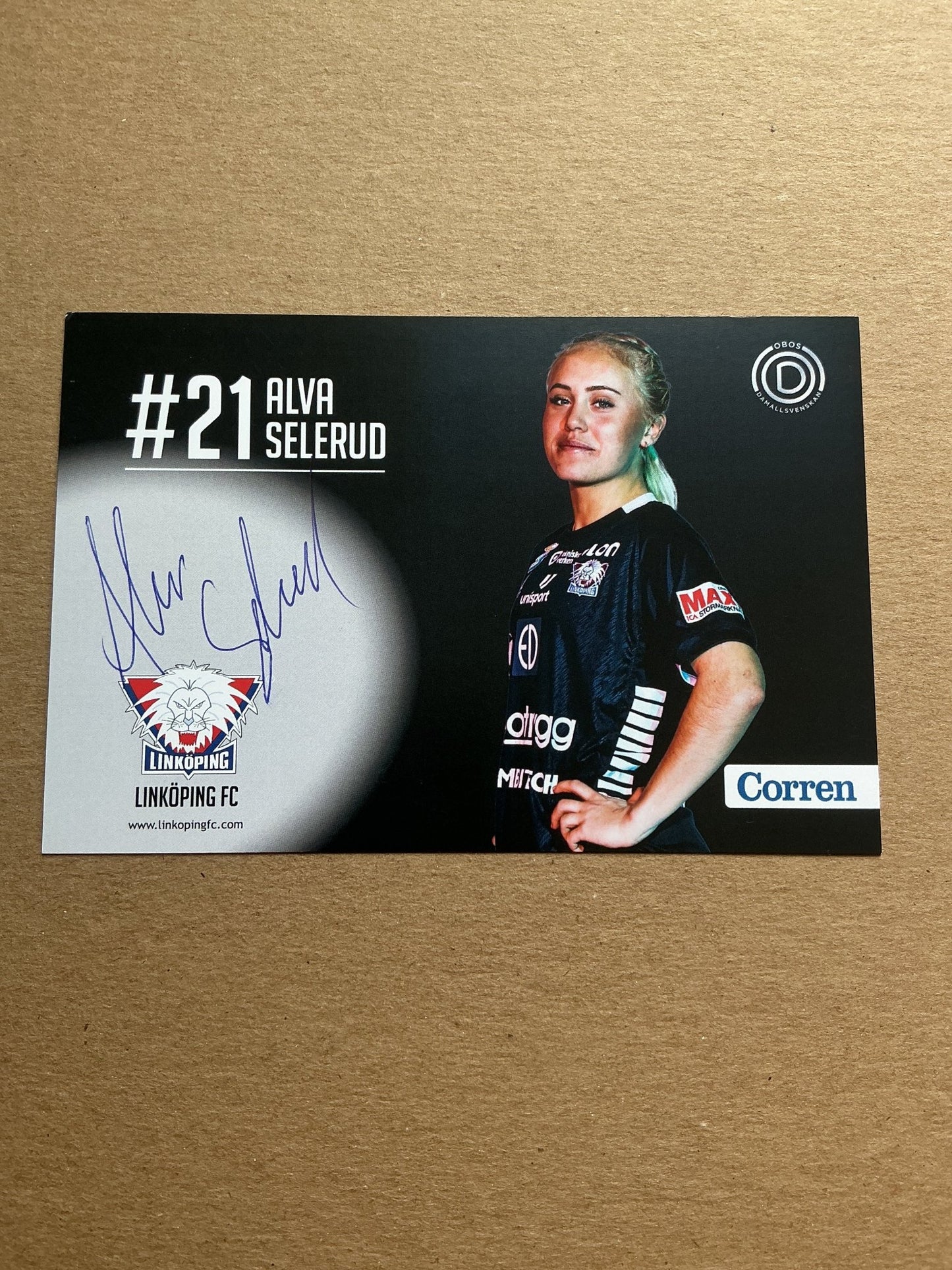 Alva Selerud, Sweden 🇸🇪 Linköping FC 2021/22 hand signed - Autographs-World