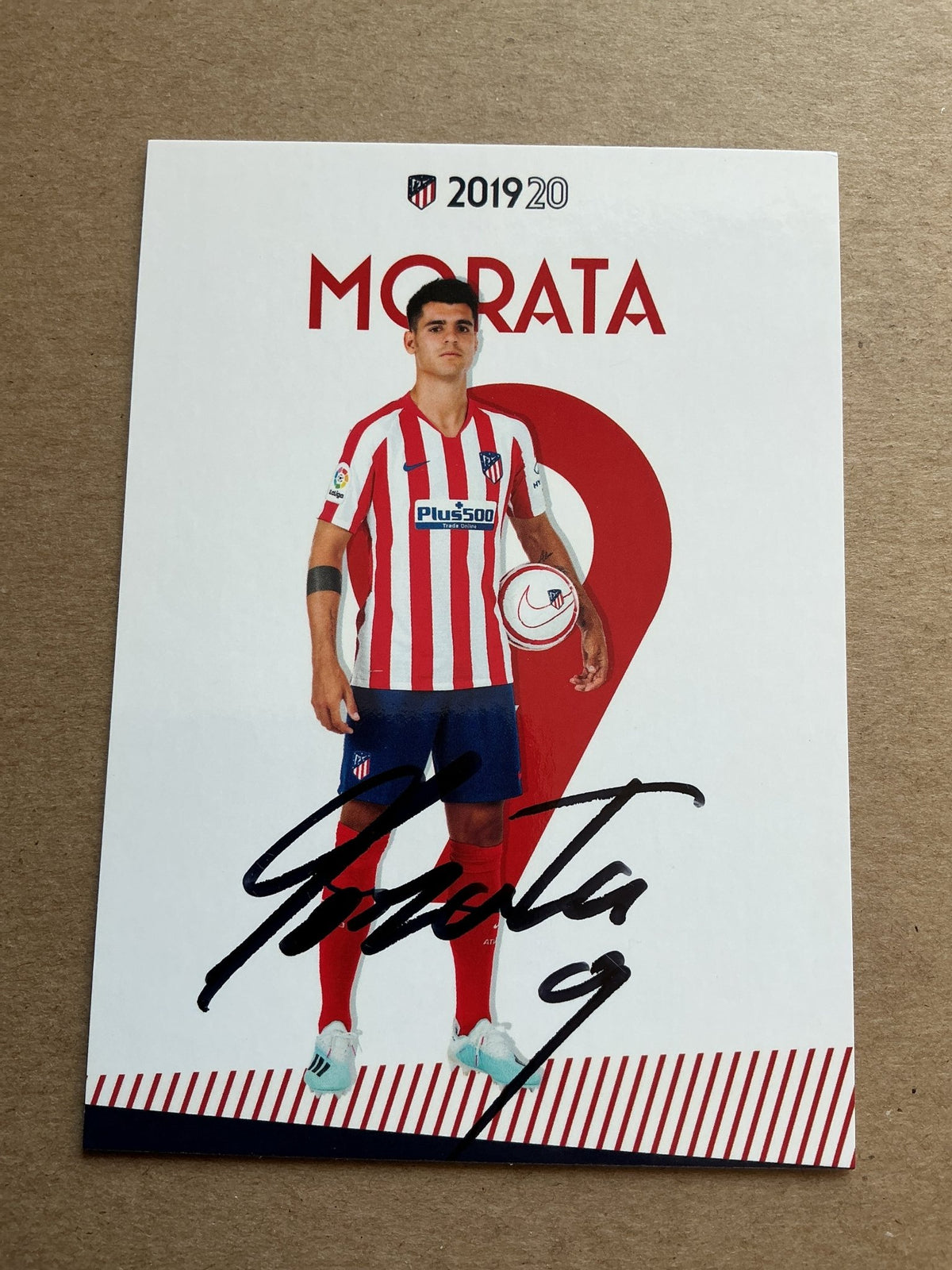 Alvaro Morata, Spain 🇪🇸 Atletico Madrid 2019/20 hand signed - Autographs-World