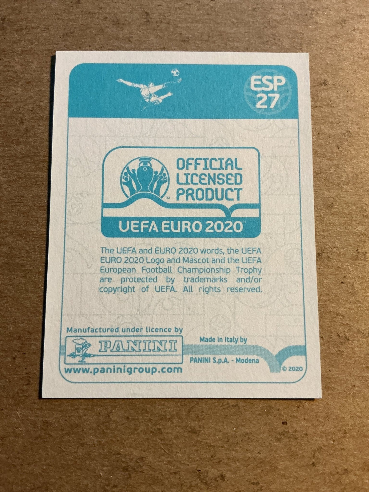 Alvaro Morata, Spain 🇪🇸 UEFA Euro 2020 Panini hand signed - Autographs-World