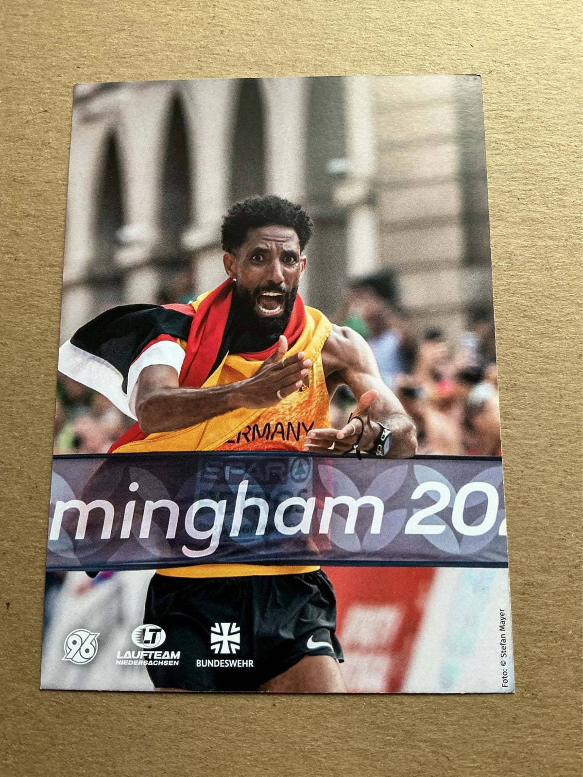 Amanal Petros, Germany 🇩🇪 Marathon Birmingham 2026 hand signed - Autographs-World