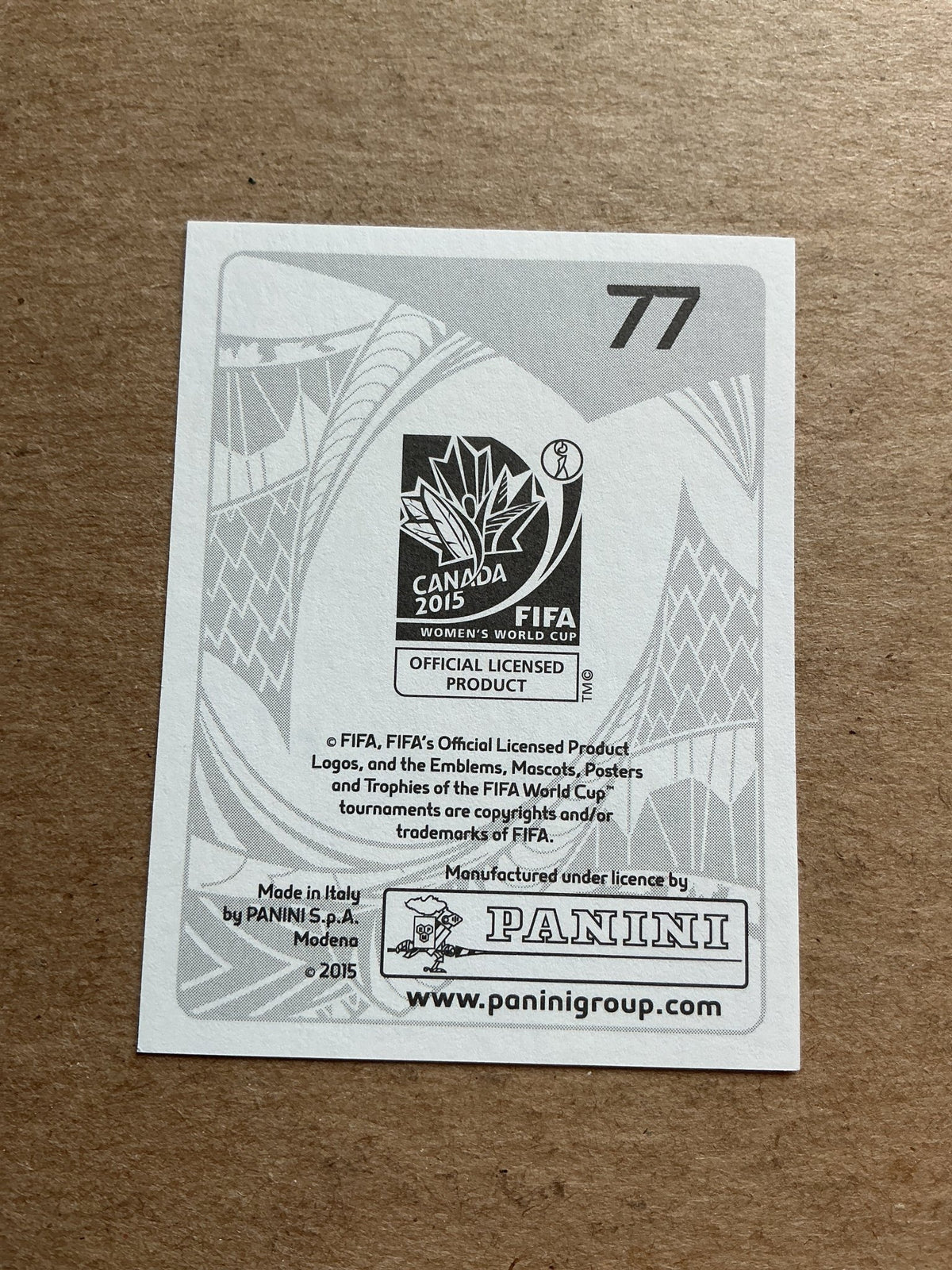 Amber Hearn, New Zealand 🇳🇿 FIFA Women’s World Cup 2015 Panini hand signed - Autographs-World