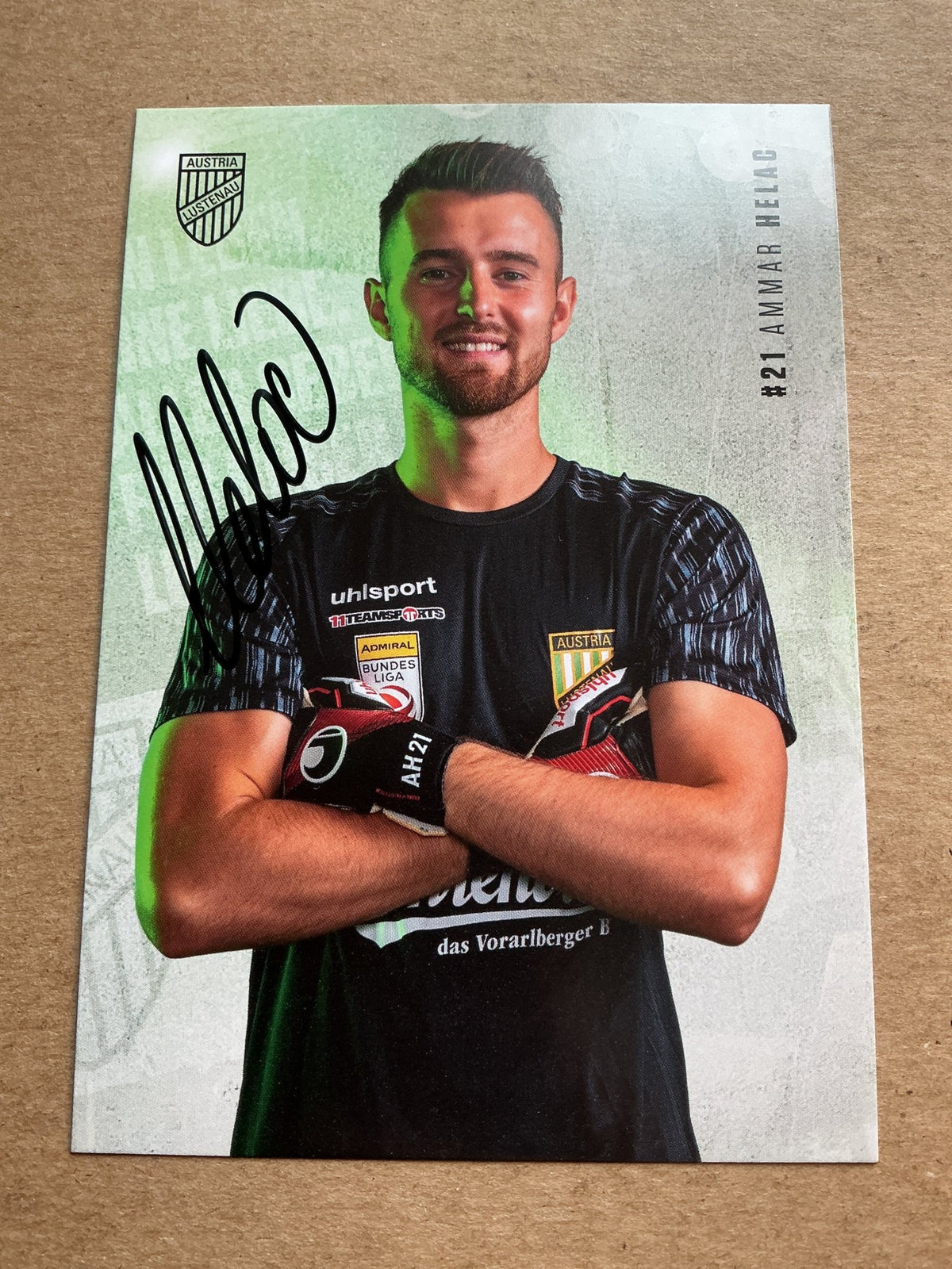 Ammar Helac, Austria 🇦🇹 SC Austria Lustenau 2023/24 hand signed - Autographs-World
