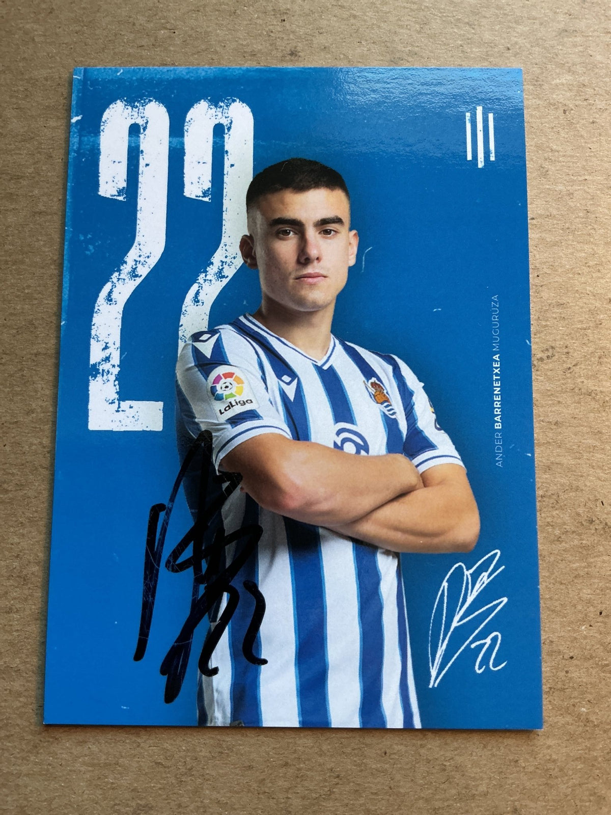 Ander Barrenetxea, Spain 🇪🇸 Real Sociedad 2020/21 hand signed - Autographs-World