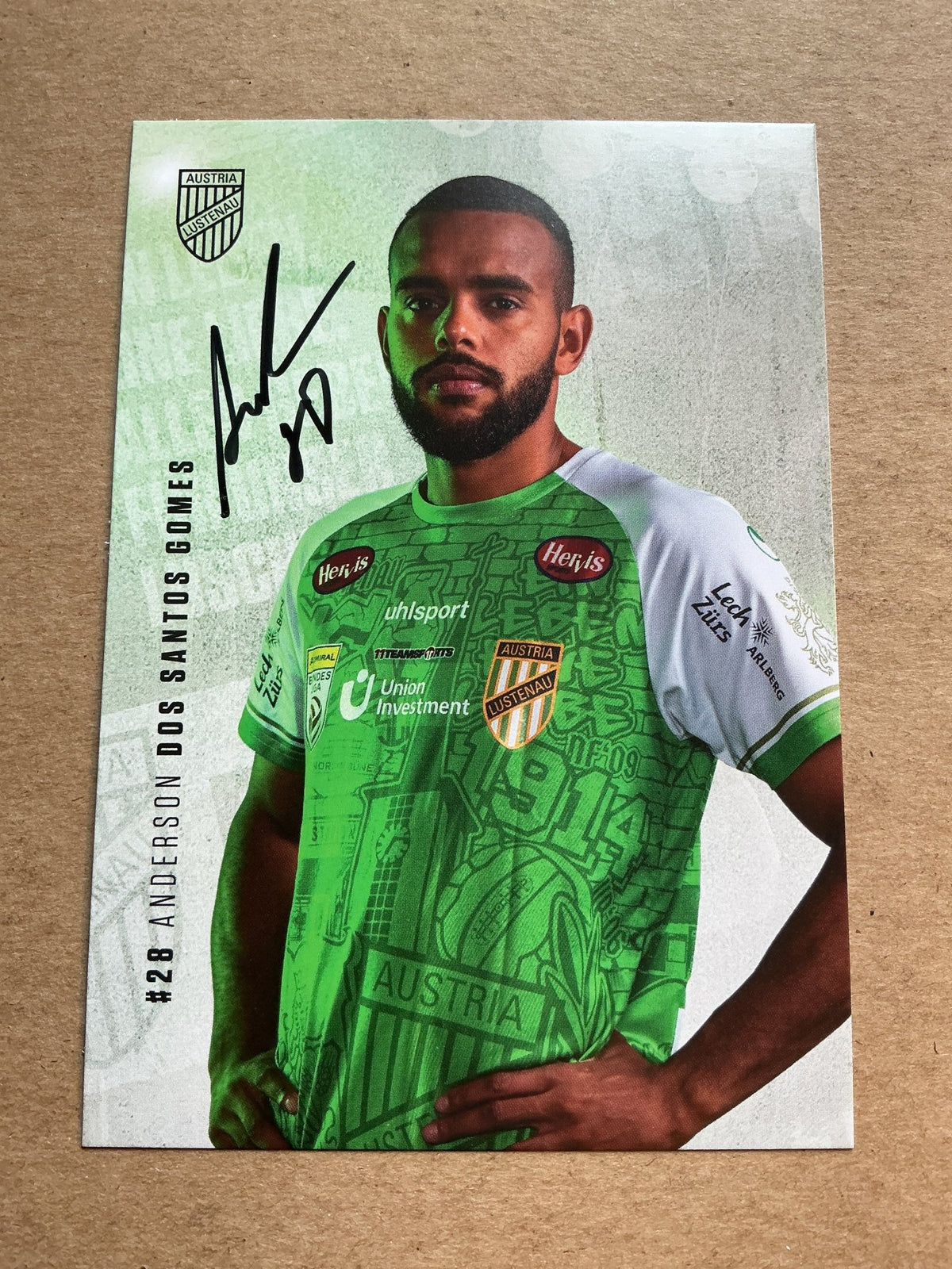 Anderson, Brazil 🇧🇷 SC Austria Lustenau 2023/24 hand signed - Autographs-World