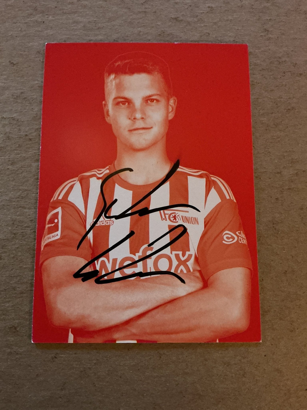 András Schäfer, Hungary 🇭🇺 1.FC Union Berlin 2022/23 hand signed - Autographs-World