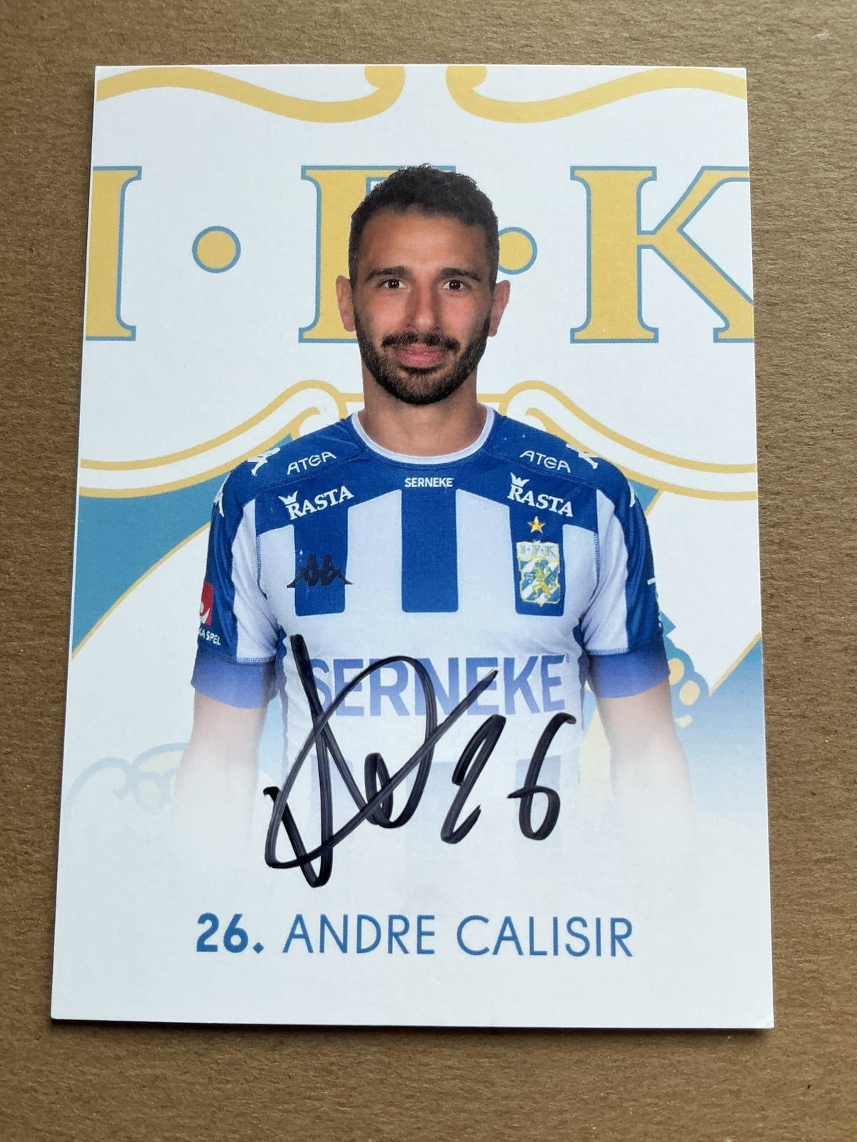 Andre Calisir, Armenia 🇦🇲 IFK Göteborg 2019/20 hand signed - Autographs-World
