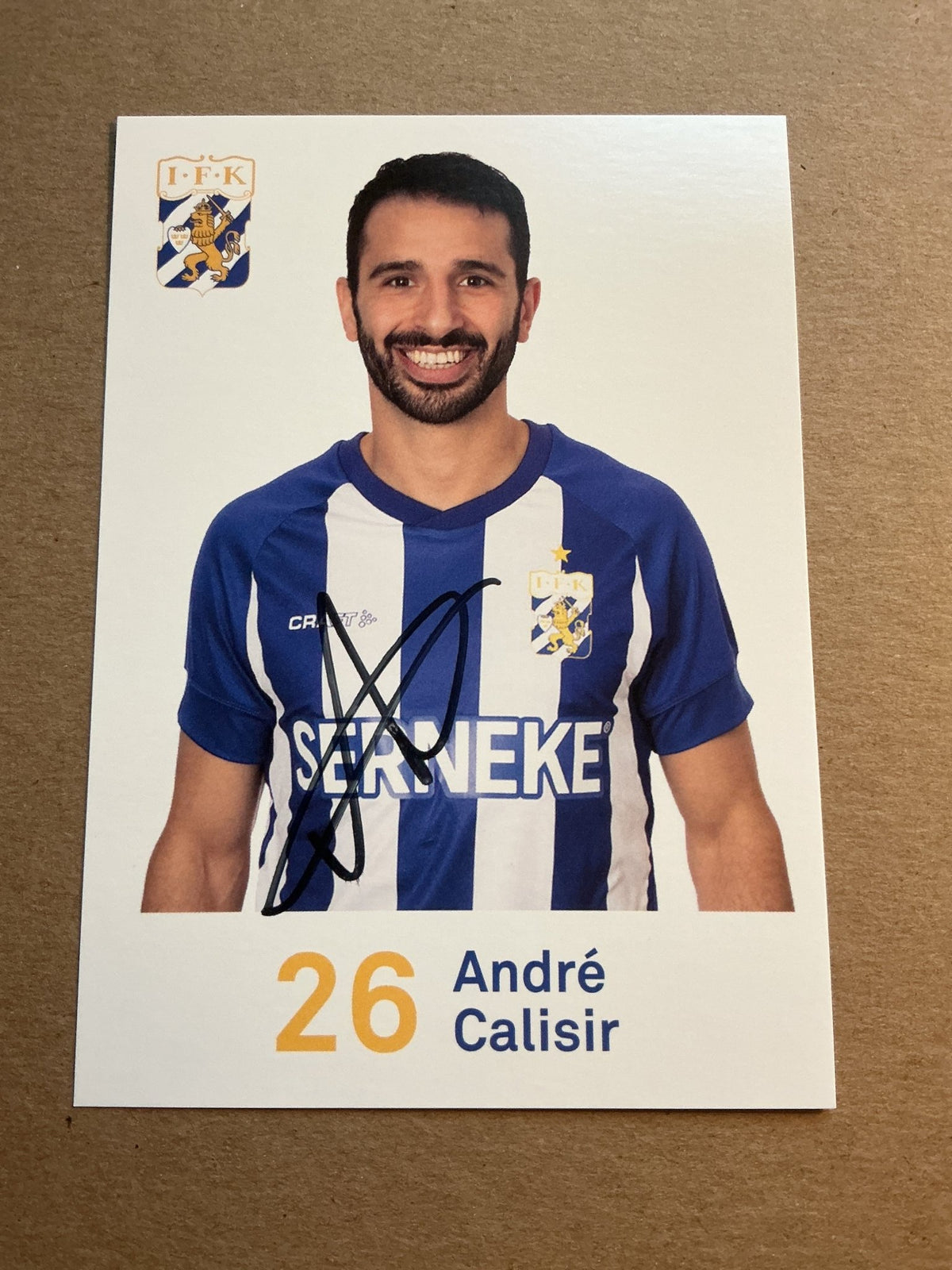 André Calisir, Armenia 🇦🇲 IFK Göteborg 2020/21 hand signed - Autographs-World