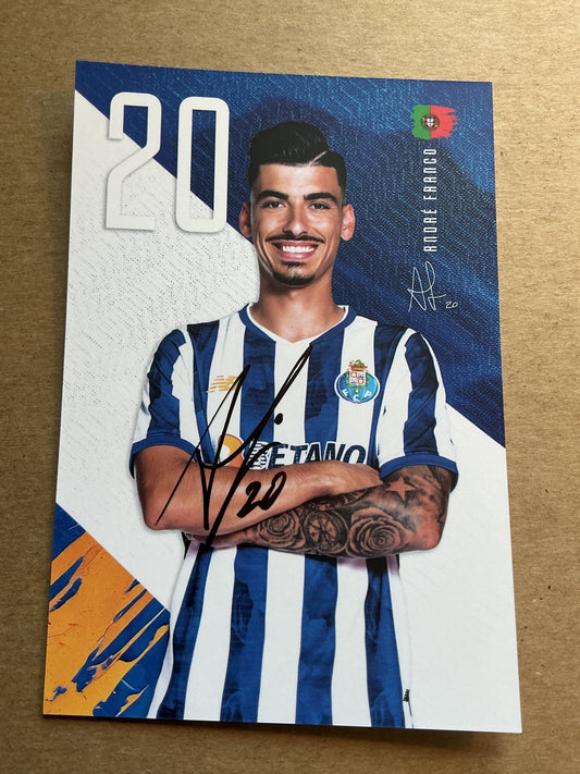 Andre Franco, Portugal 🇵🇹 FC Porto 2024/25 hand signed - Autographs-World