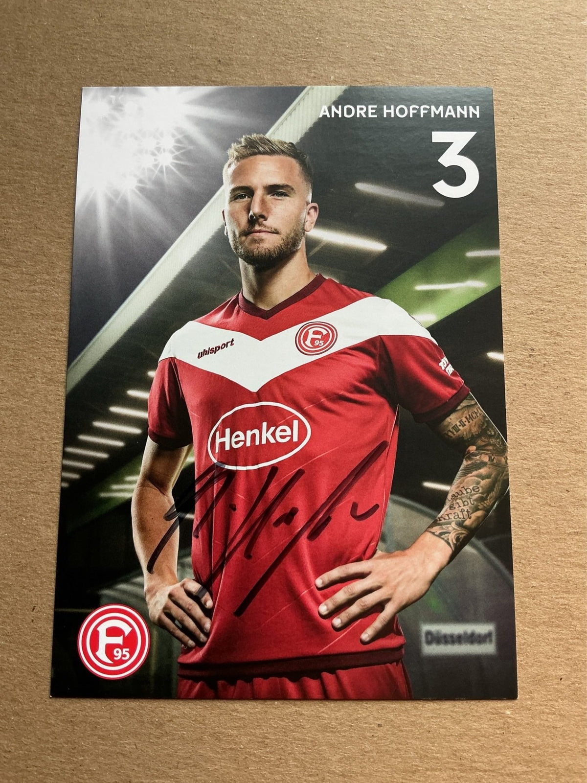 Andre Hoffmann, Germany 🇩🇪 Fortuna Düsseldorf 2018/19 hand signed - Autographs-World