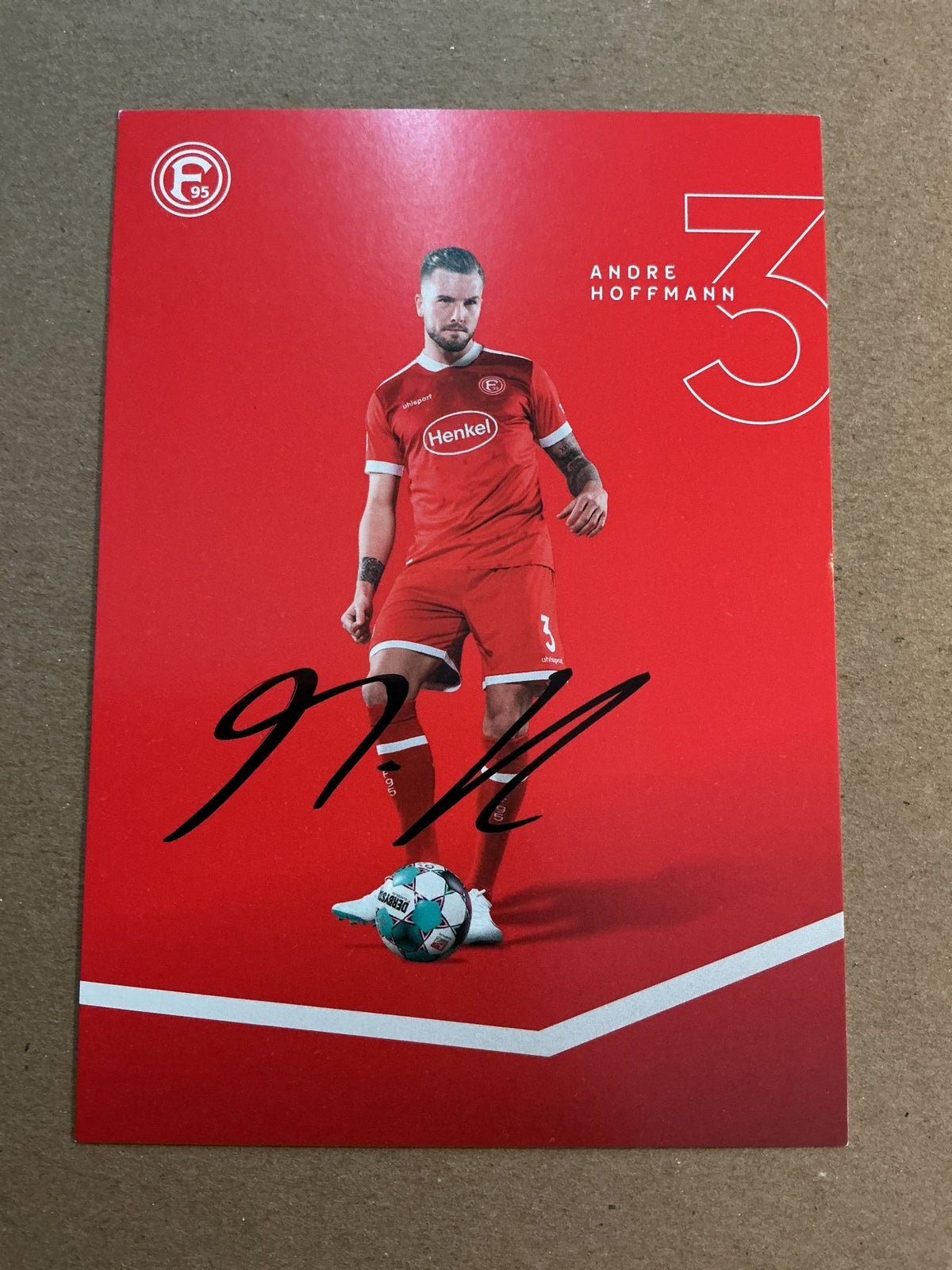 Andre Hoffmann, Germany 🇩🇪 Fortuna Düsseldorf 2020/21 hand signed - Autographs-World