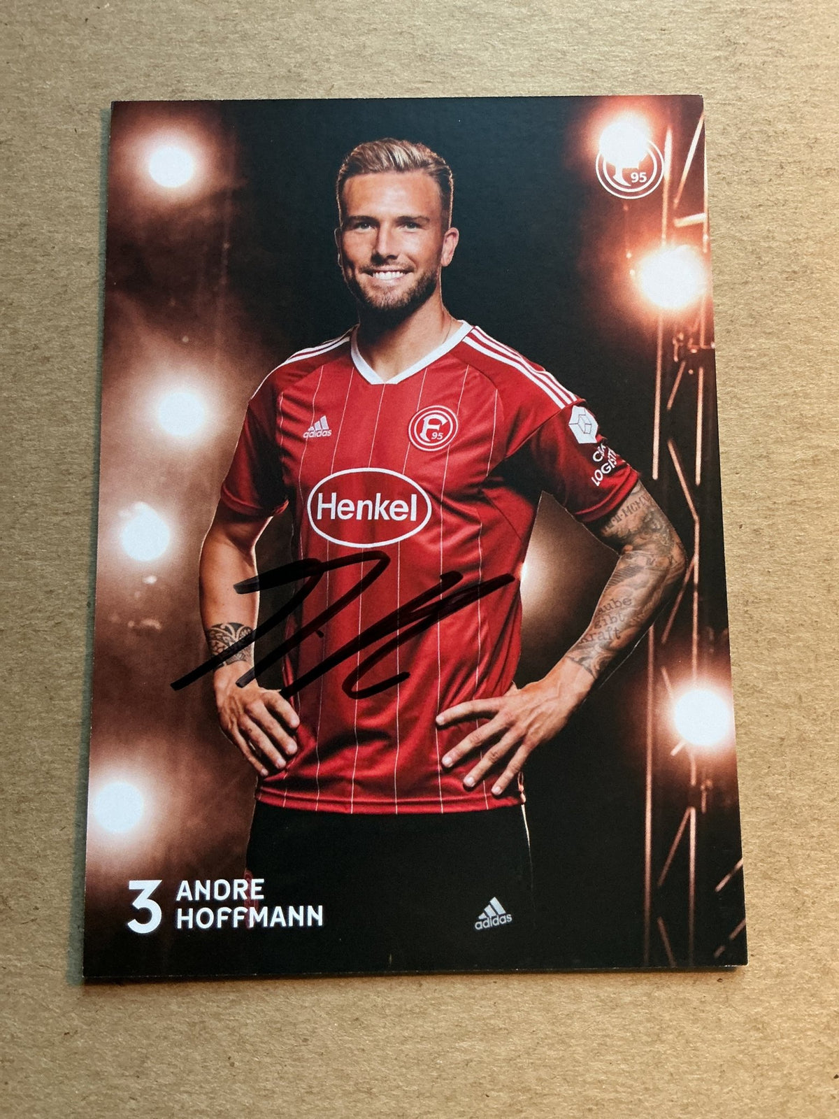 Andre Hoffmann, Germany 🇩🇪 Fortuna Düsseldorf 2022/23 hand signed - Autographs-World