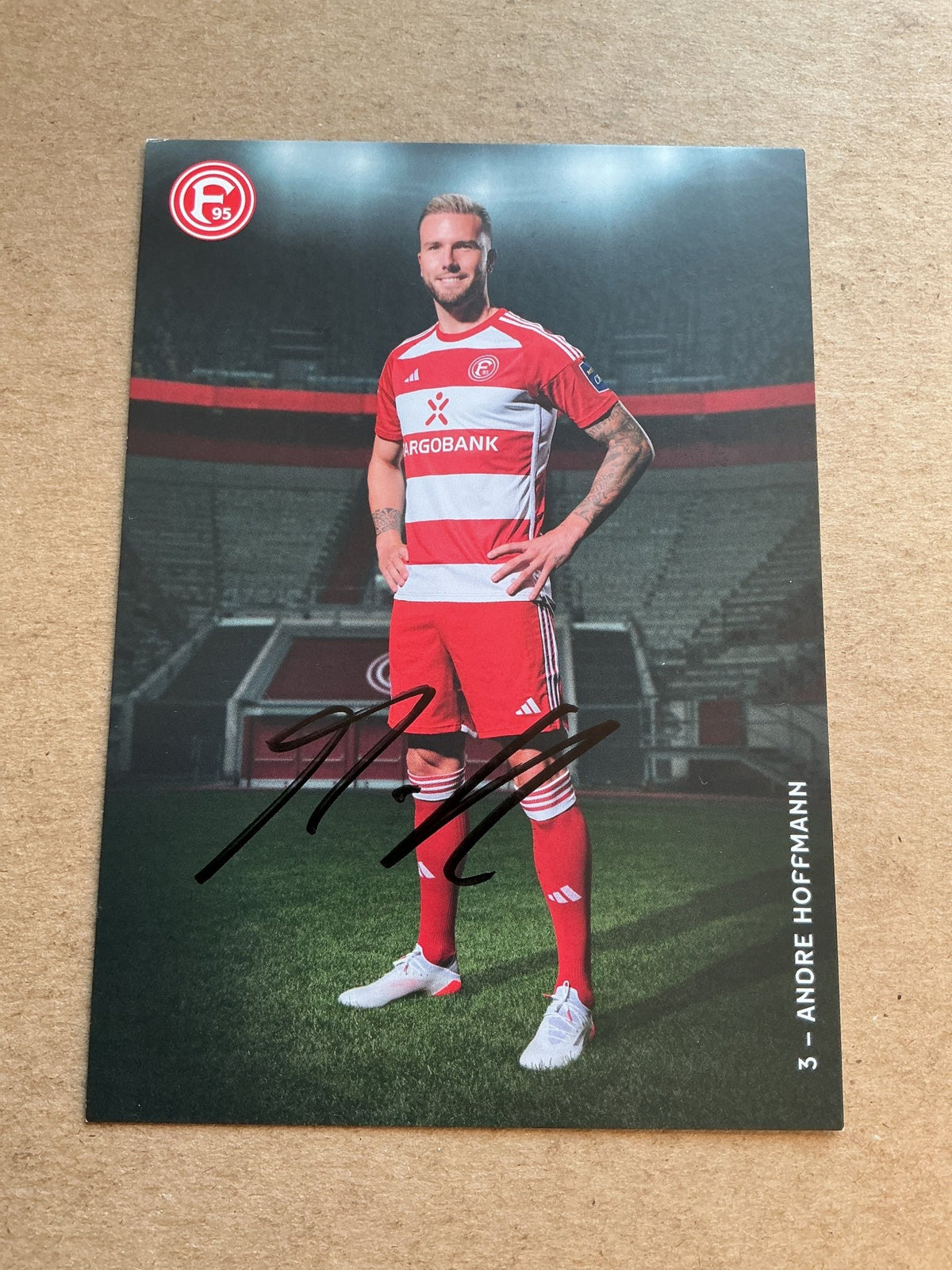 Andre Hoffmann, Germany 🇩🇪 Fortuna Düsseldorf 2023/24 hand signed - Autographs-World