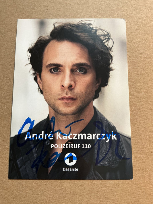 André Kaczmarczyk, Germany 🇩🇪 Actor 2024 hand signed - Autographs-World