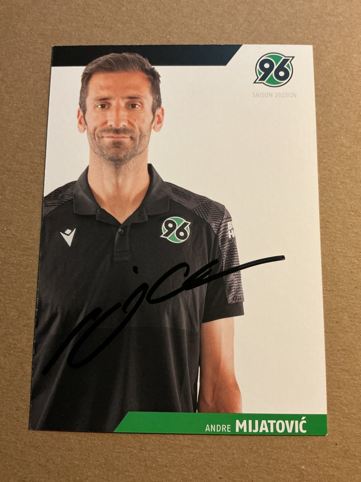 André Mijatović, Croatia 🇭🇷 Hannover 96 2023/24 hand signed - Autographs-World