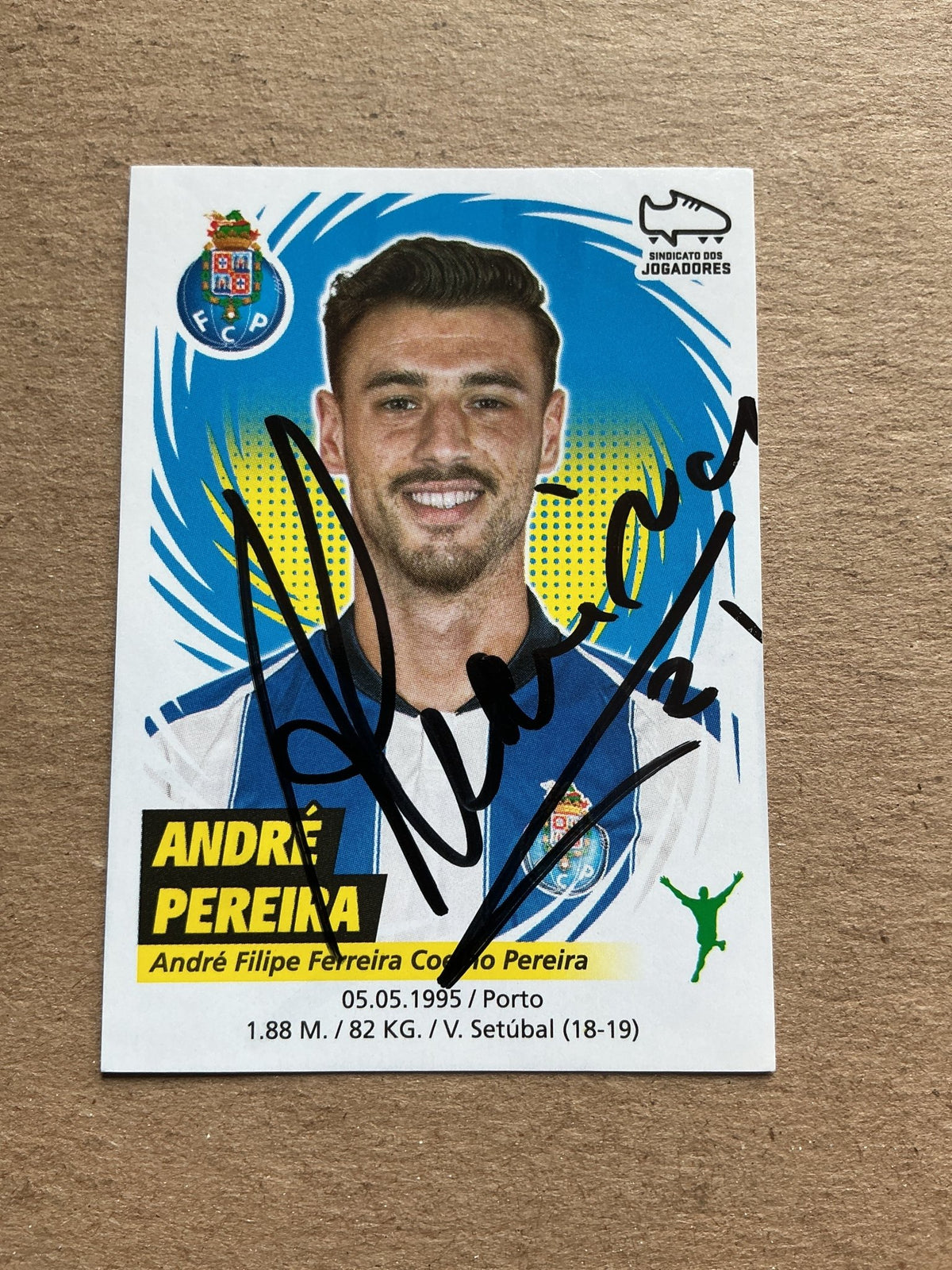 André Pereira, Portugal 🇵🇹 FC Porto 2018/19 Panini hand signed - Autographs-World