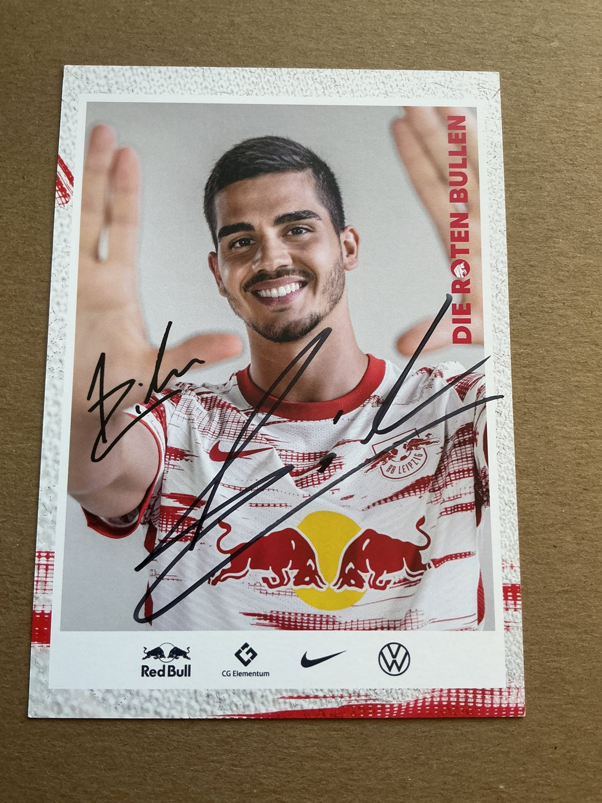 André Silva, Portugal 🇵🇹 RB Leipzig 2021/22 hand signed - Autographs-World