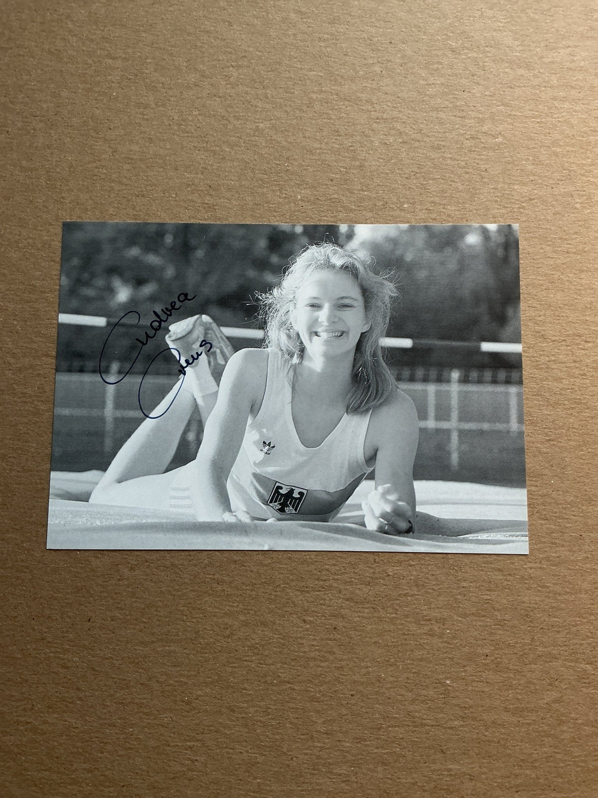 Andrea Arens, Germany 🇩🇪 Athletics Summer Olympics hand signed - Autographs-World