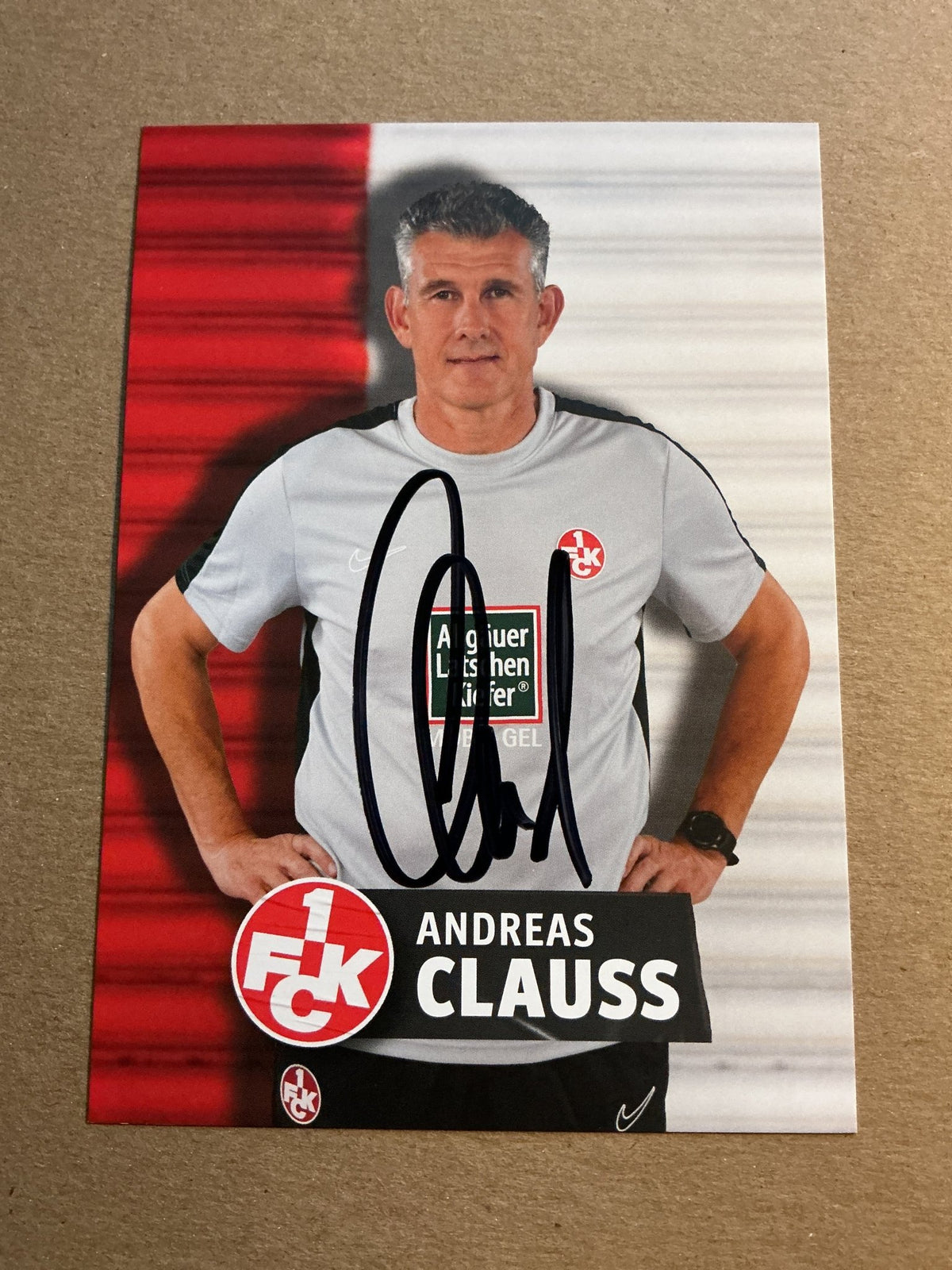 Andreas Clauss, Germany 🇩🇪 1.FC Kaiserslautern 2023/24 hand signed - Autographs-World