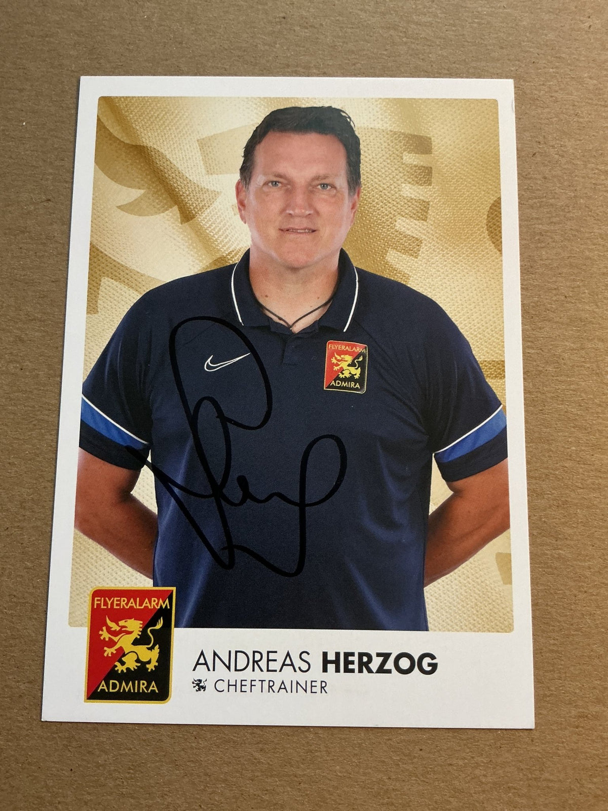 Andreas Herzog, Austria 🇦🇹 Admira Wacker 2021/22 hand signed - Autographs-World
