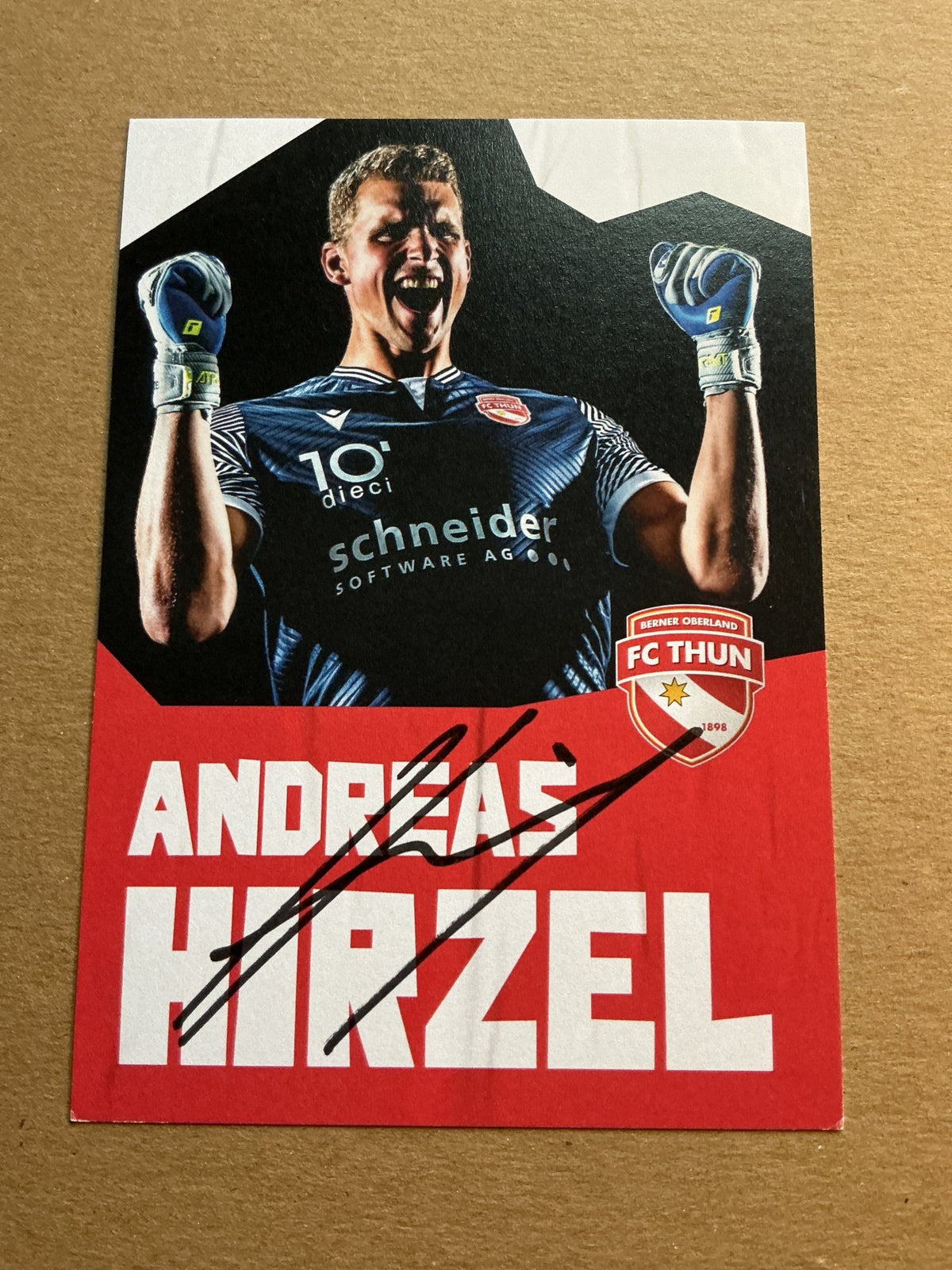 Andreas Hirzel, Switzerland 🇨🇭 FC Thun 2022/23 hand signed - Autographs-World