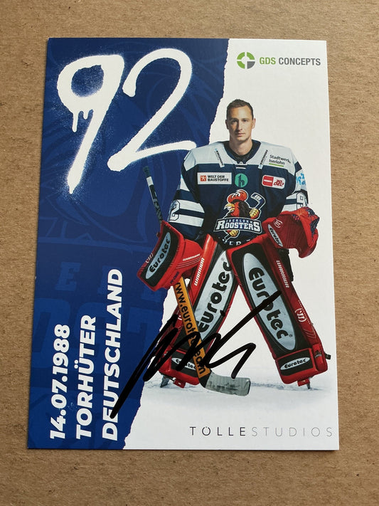 Andreas Jenike, Germany 🇩🇪 Iserlohn Roosters 2023/24 hand signed - Autographs-World