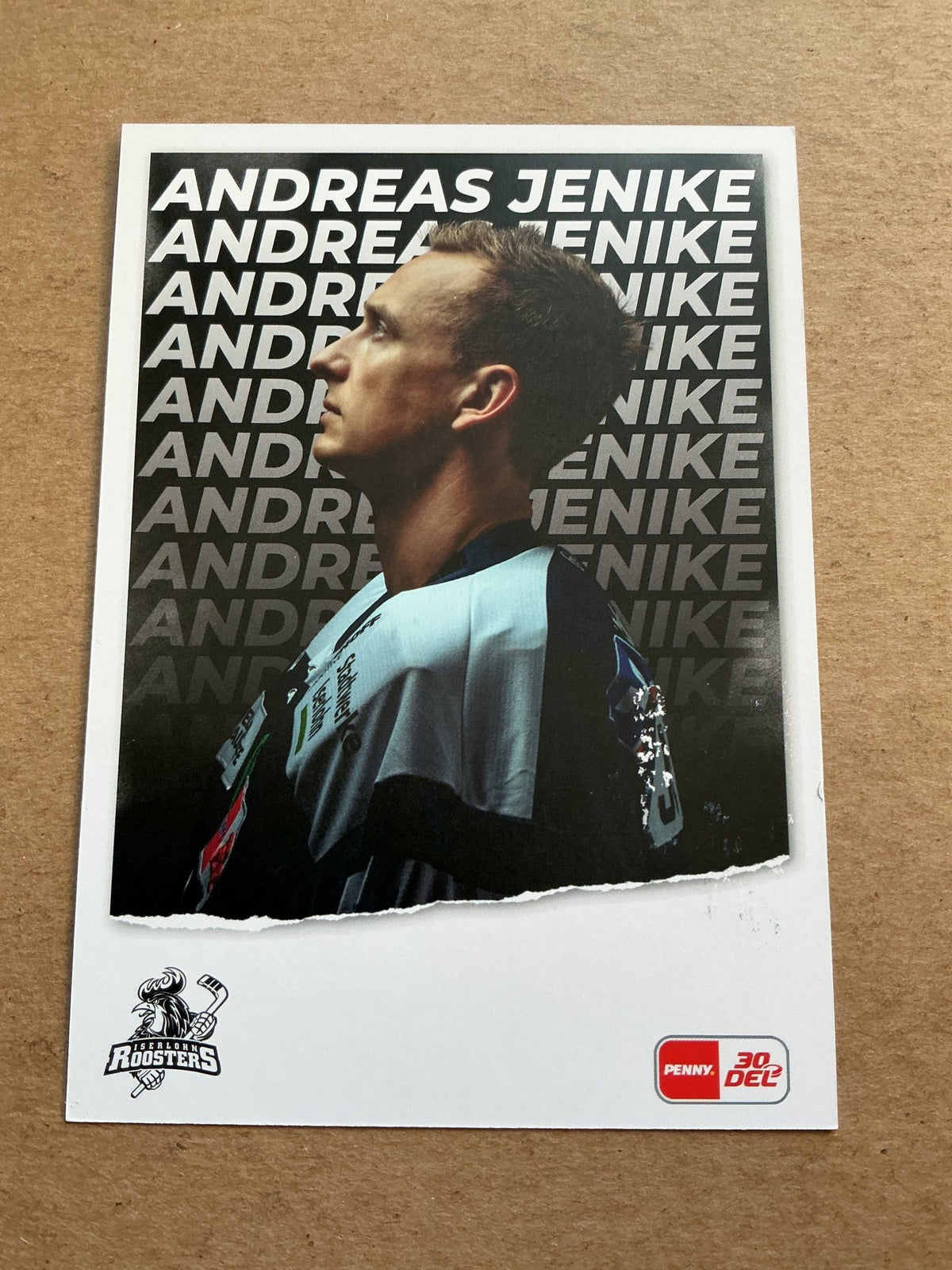 Andreas Jenike, Germany 🇩🇪 Iserlohn Roosters 2023/24 hand signed - Autographs-World