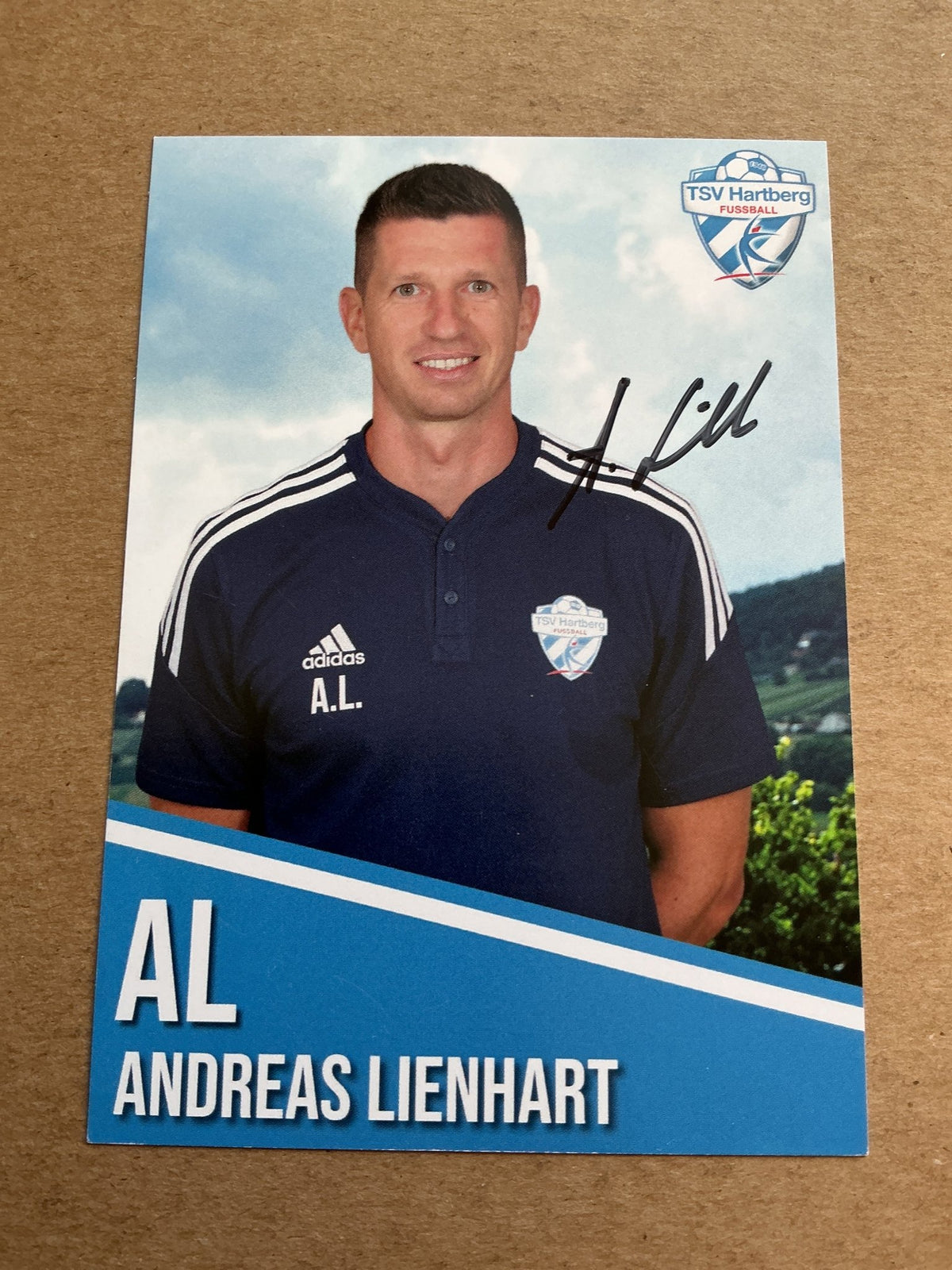 Andreas Lienhart, Austria 🇦🇹 TSV Hartberg 2022/23 hand signed - Autographs-World