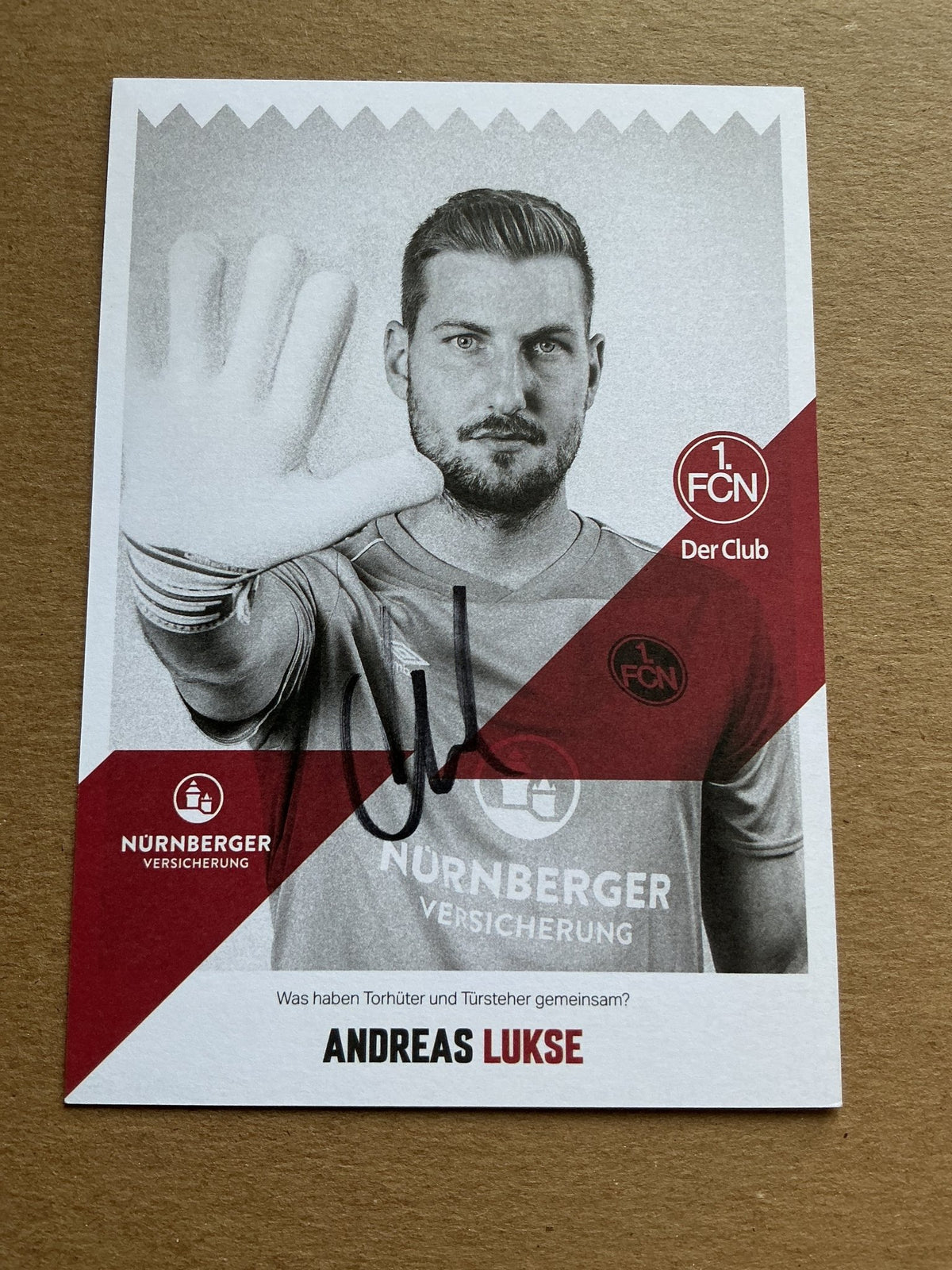 Andreas Lukse, Austria 🇦🇹 1.FC Nürnberg 2020/21 hand signed - Autographs-World