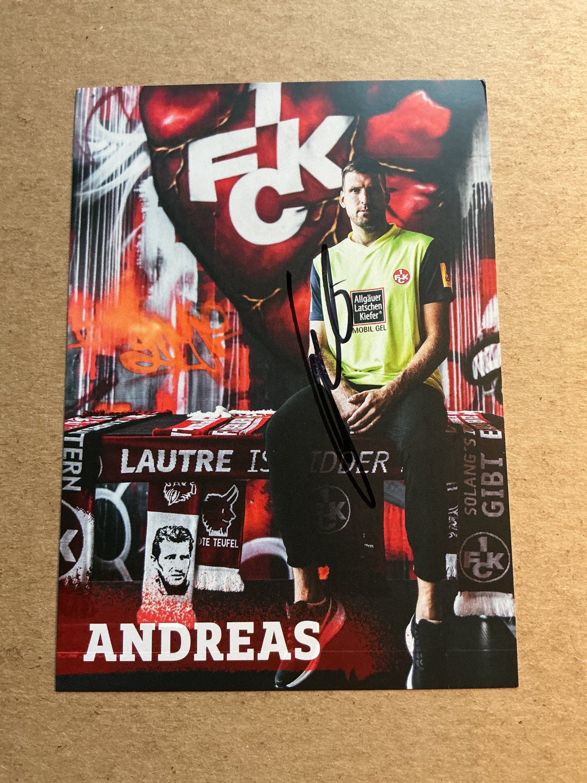 Andreas Luthe, Germany 🇩🇪 1.FC Kaiserslautern 2022/23 hand signed - Autographs-World